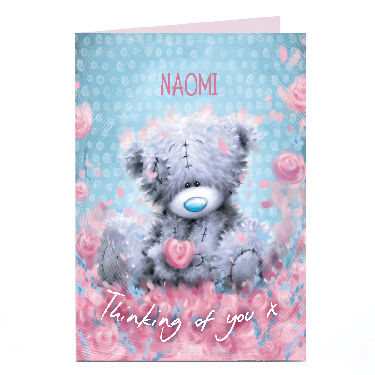 Personalised Tatty Teddy Any Occasion Card - Thinking of You, Any Name