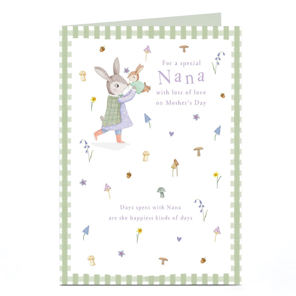 Personalised Mother's Day Card - The Happiest Days, Nana
