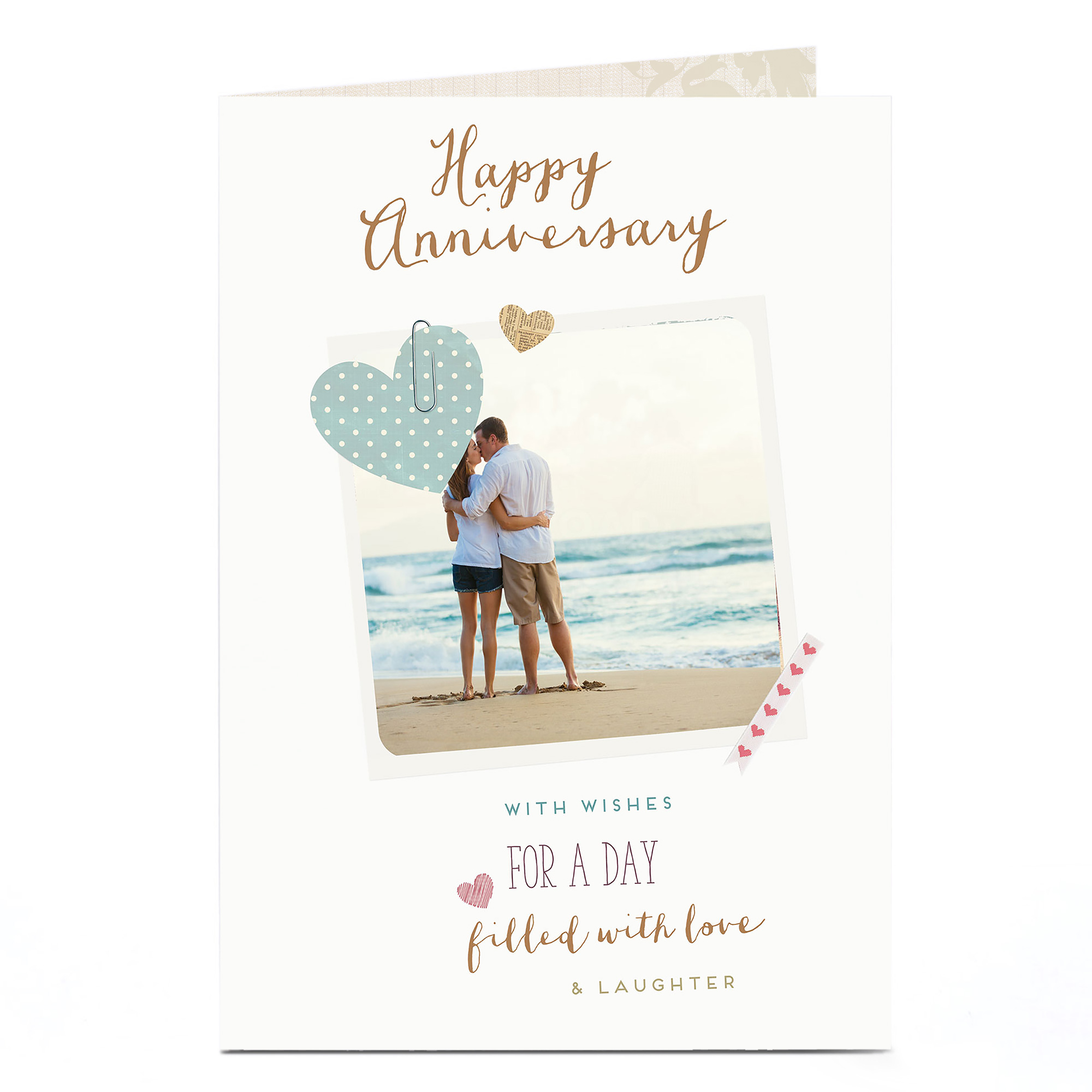 Photo Anniversary Card - Filled With Love