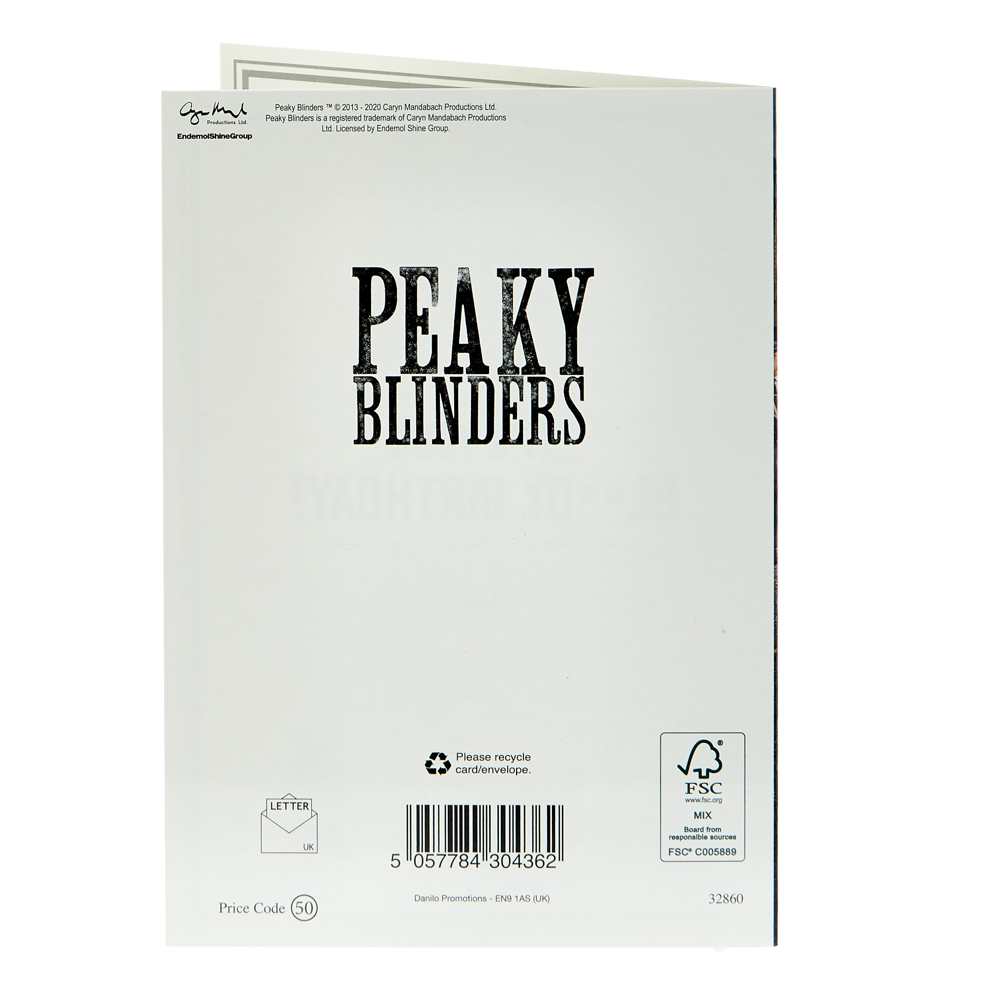 Peaky Blinders Birthday Card - Drink & Eat Cake