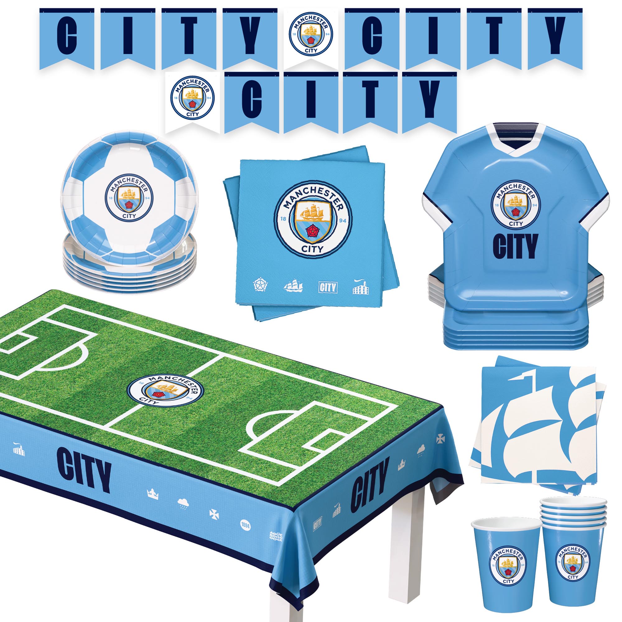 Manchester City FC Party Box - 6 Guests