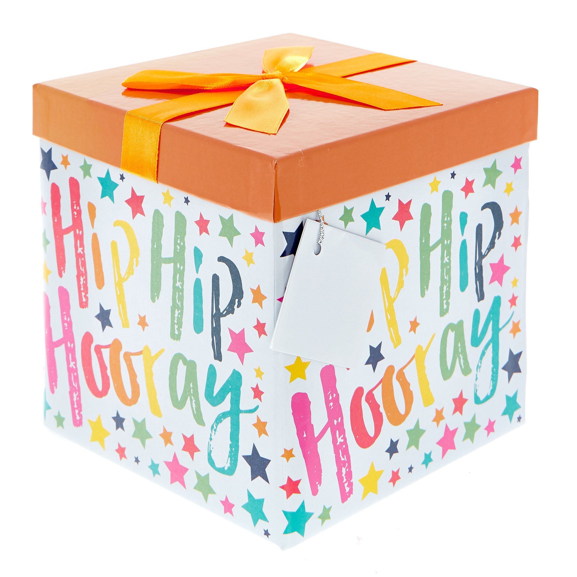 Medium Flat-Pack Gift Box - Rainbow Happy Birthday