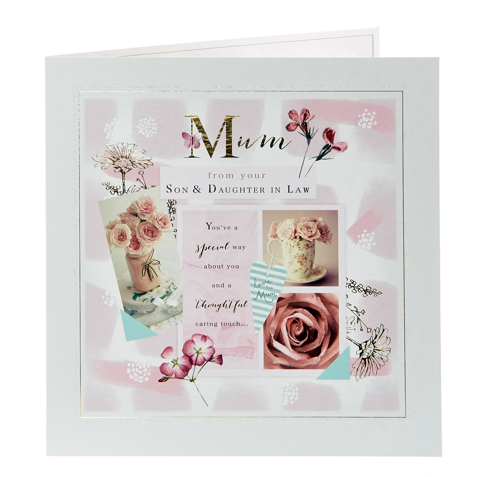 Platinum Collection Mother's Day Card - From Son & Daughter In Law