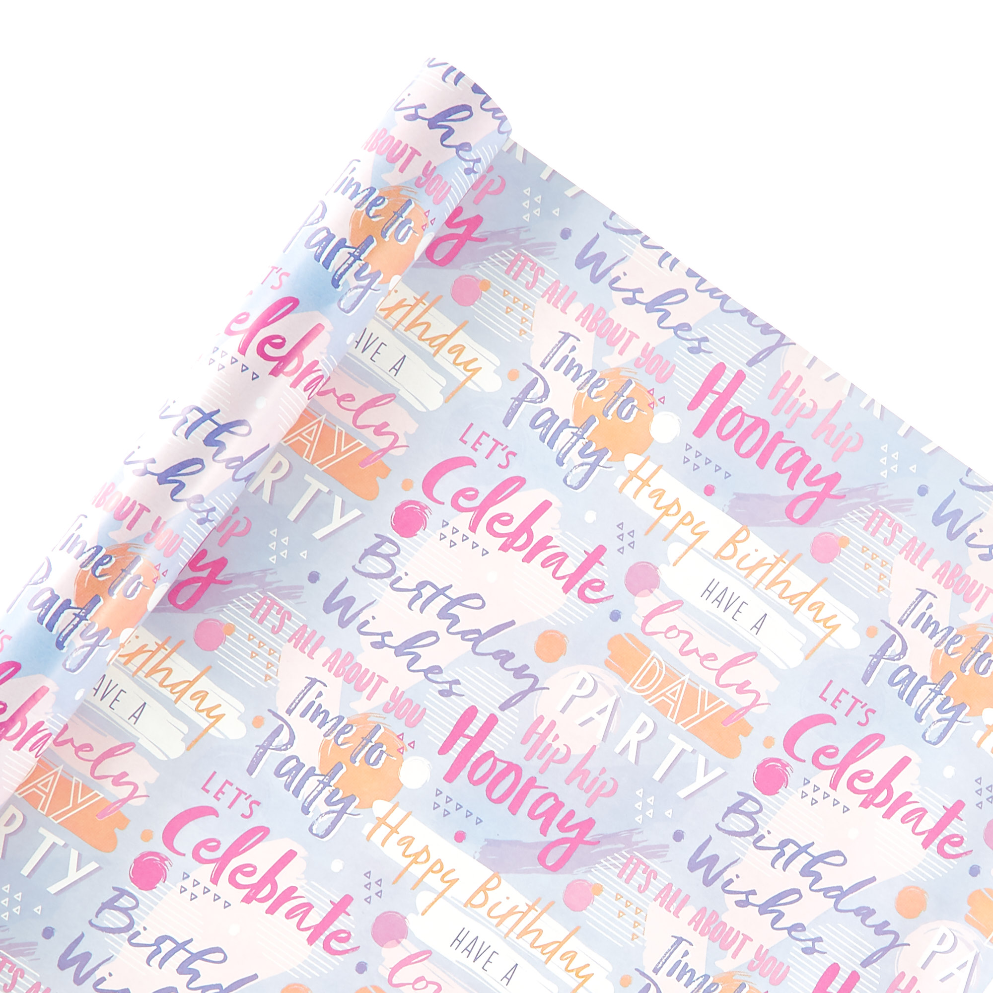 Assorted Pretty Wrapping Paper - 4 Rolls
