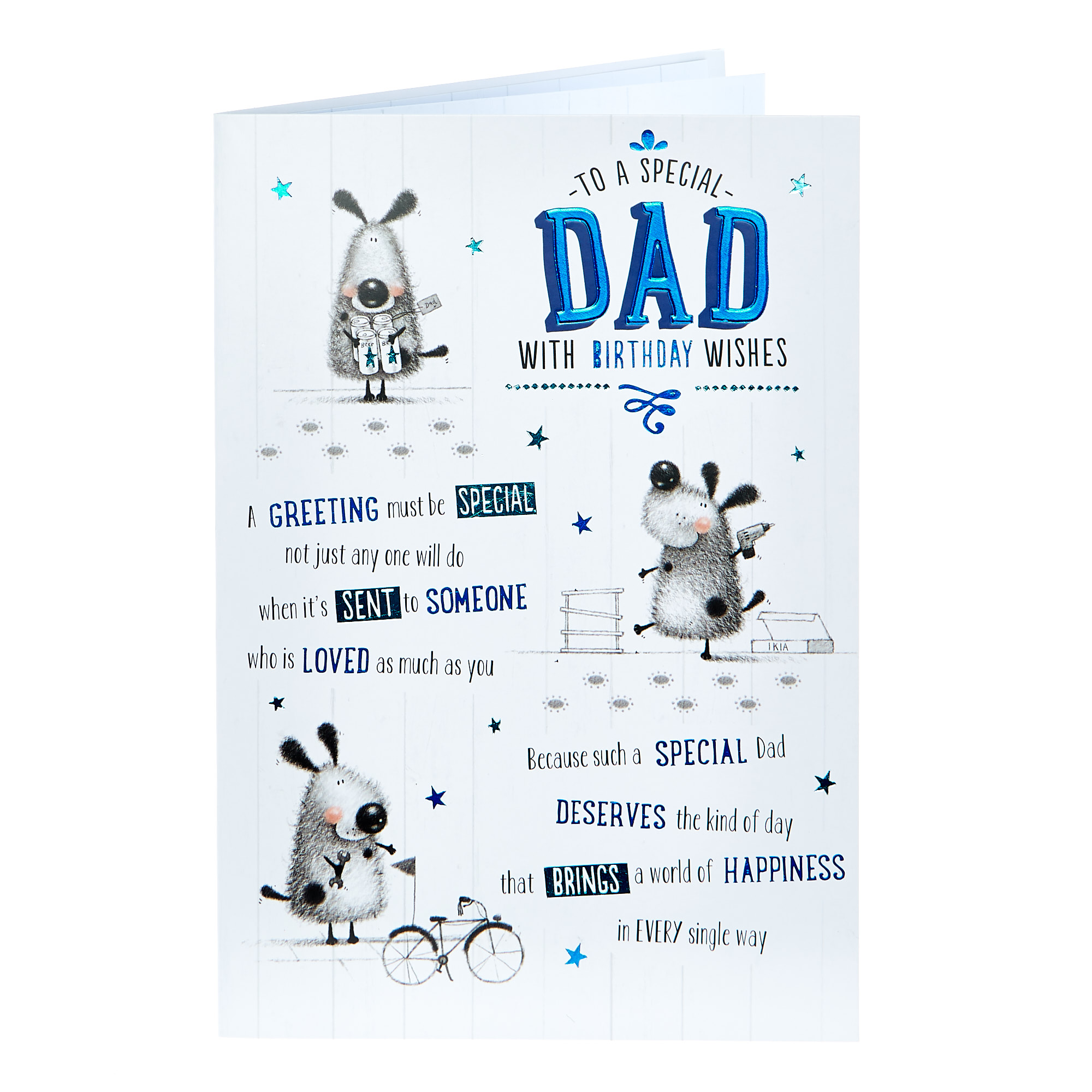 Birthday Card - Special Dad Greeting 