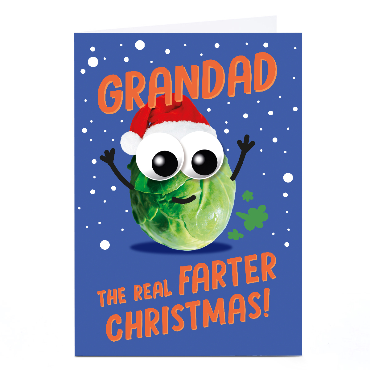Personalised Bangheads Christmas Card - The Real Farter Christmas