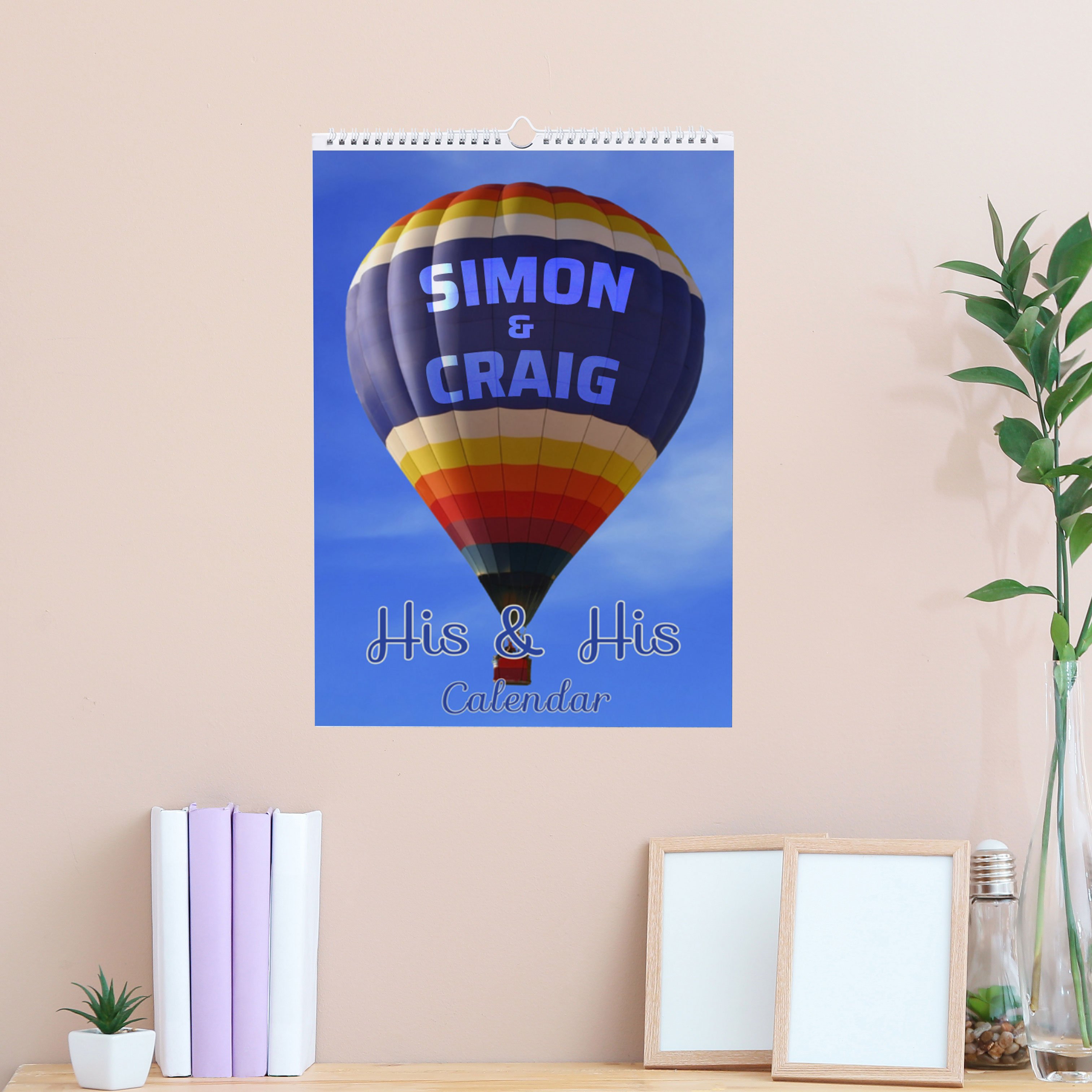 Personalised His & His Calendar (Any Year)