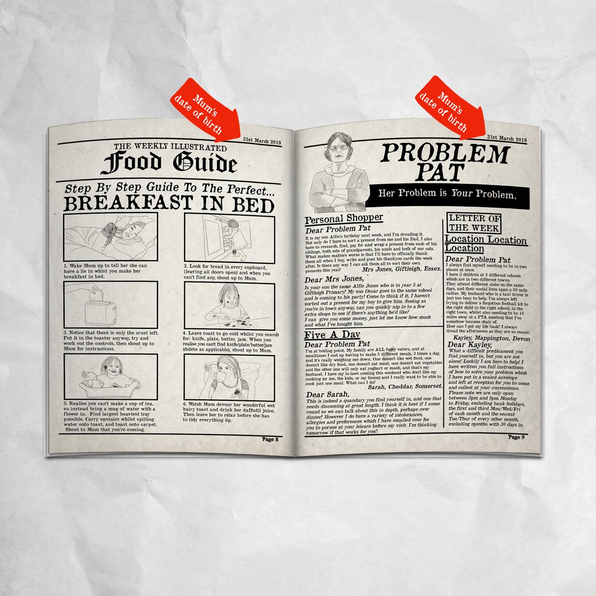 Personalised Newspaper - The Daily Mum