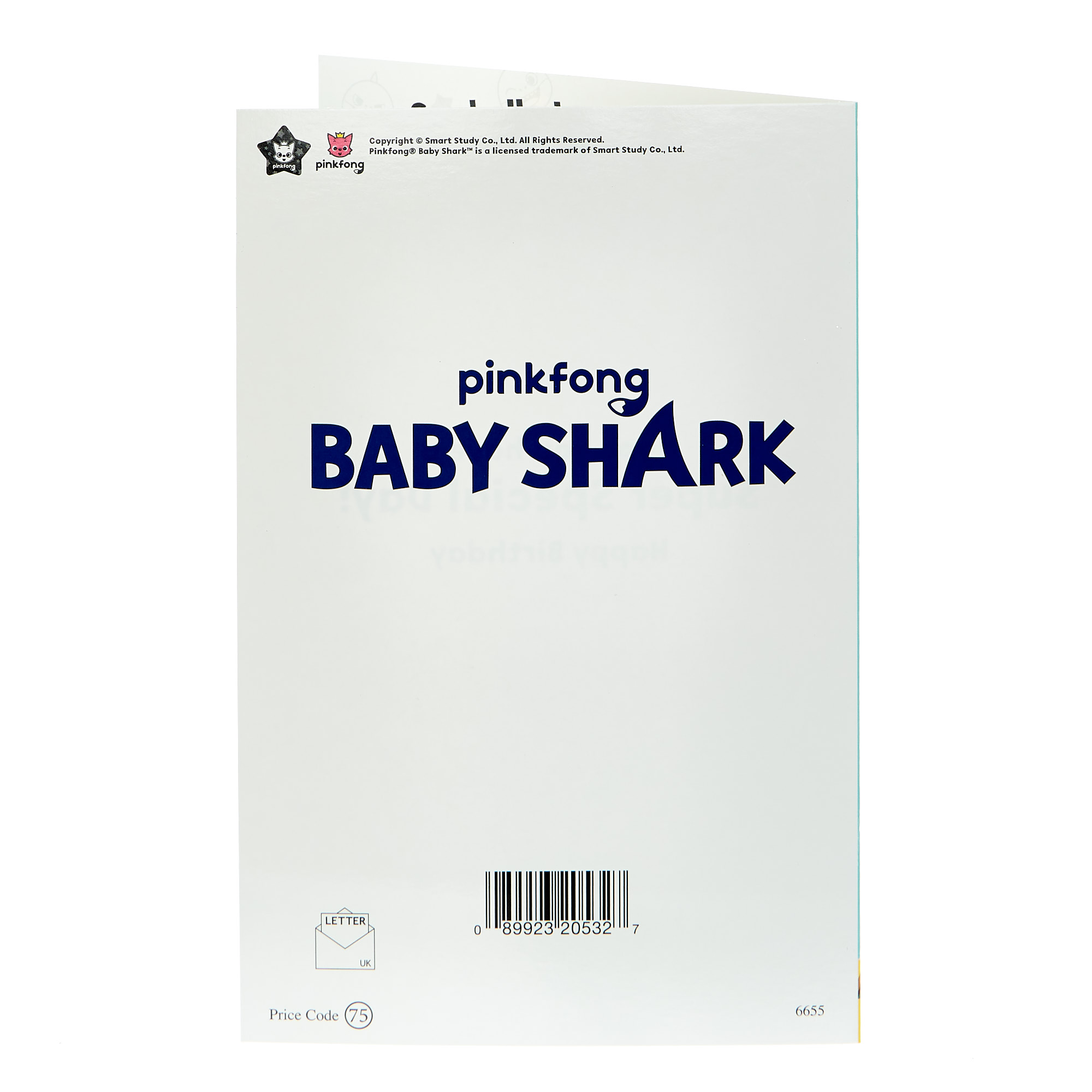Baby Shark 5th Birthday Card
