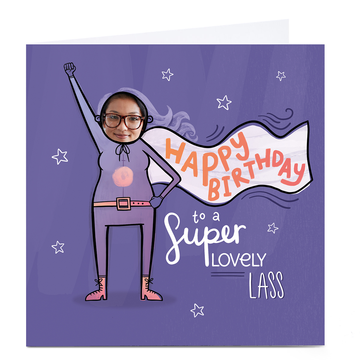 Photo Hannah Edmonds Birthday Card - Super Lass 