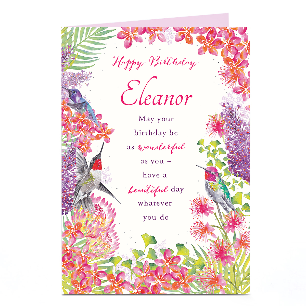 Personalised Birthday Card - Have A Beautiful Day