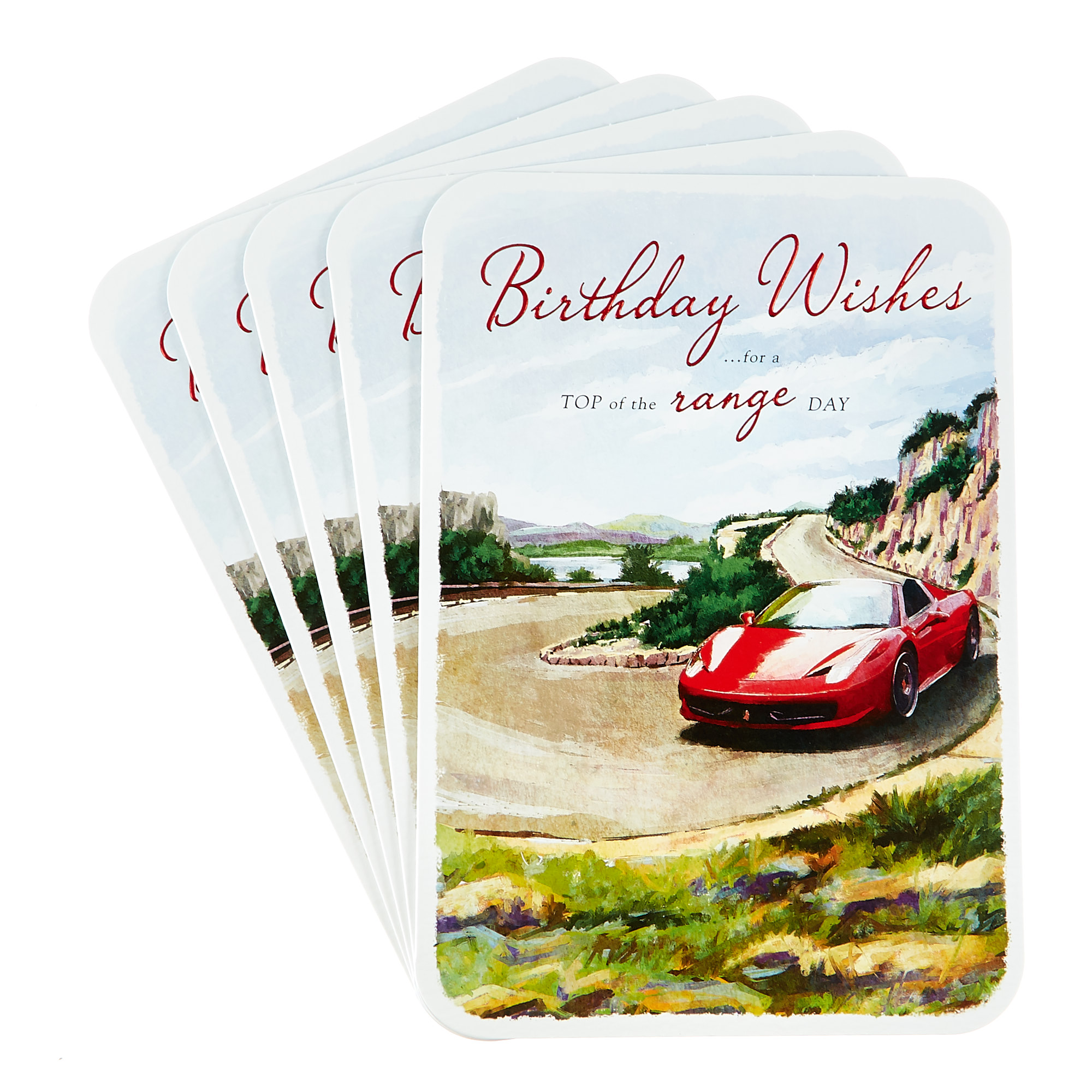 Birthday Cards - Top Of The Range (Pack of 12)
