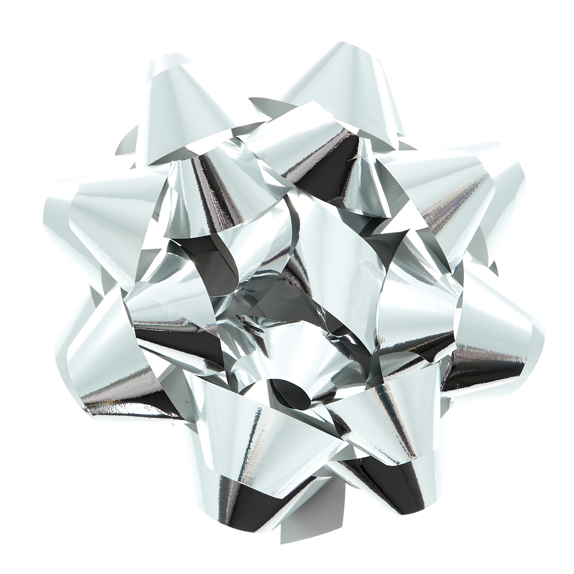 Giant Silver Foil Gift Bow