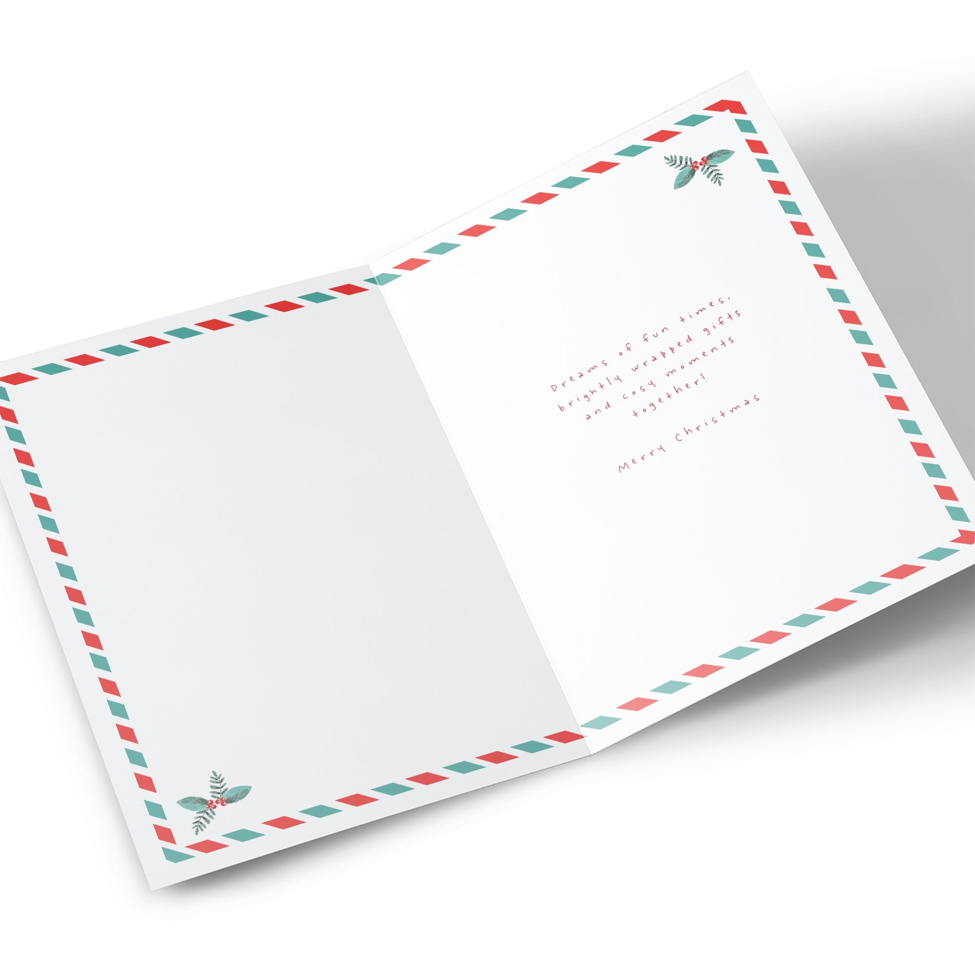 Christmas Card - Cuddling Elves, Sister & Your Girlfriend