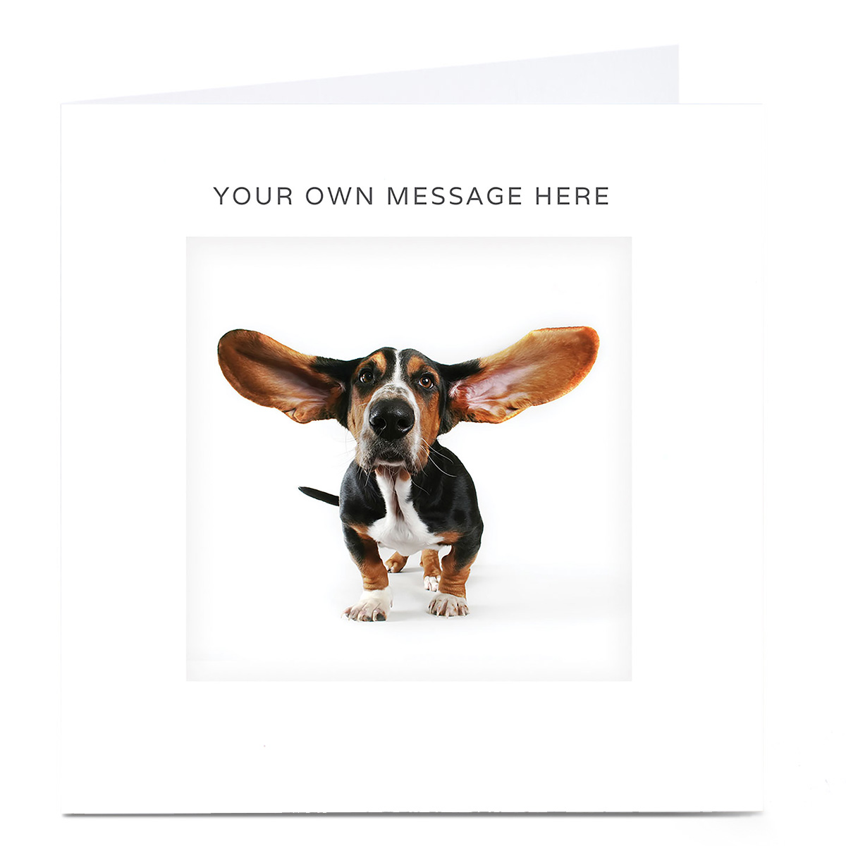 Personalised Card - Big Eared Dog