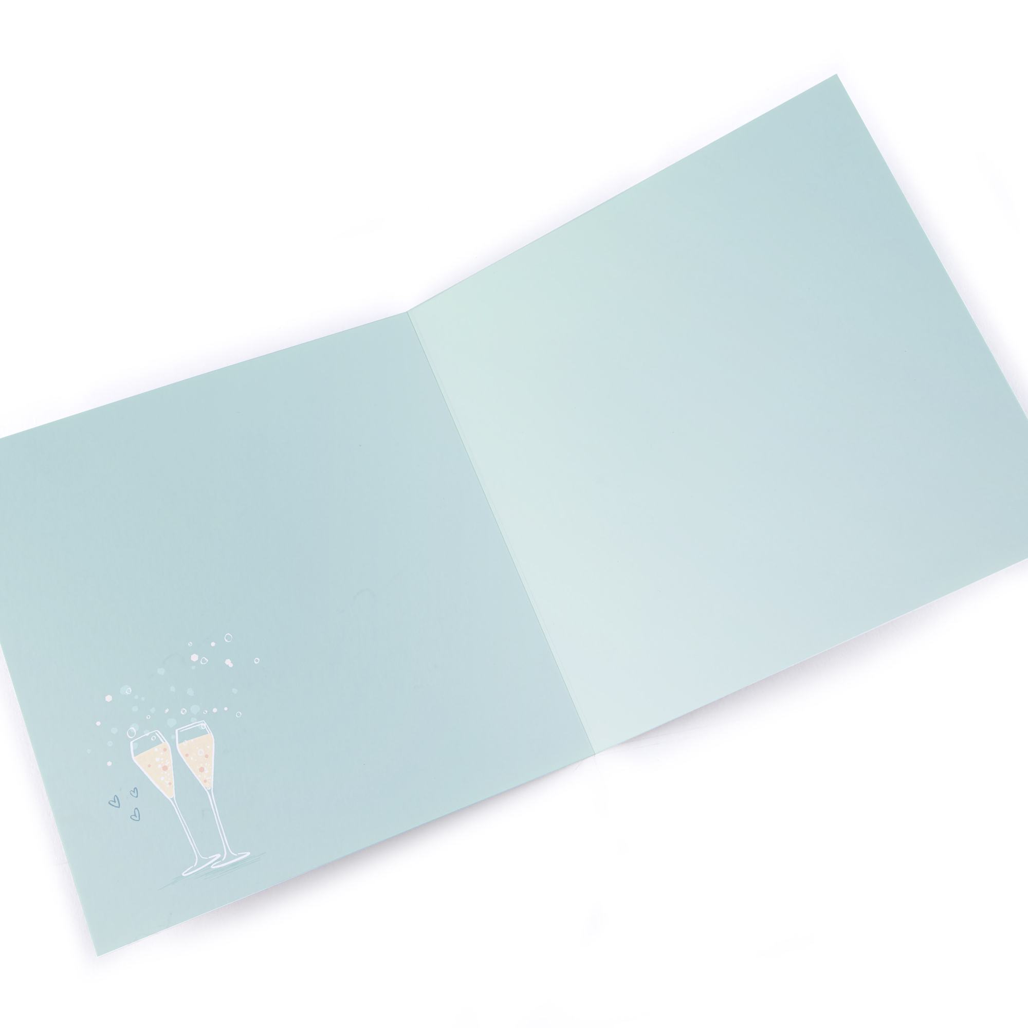 Personalised New Year Card - Champagne Flutes