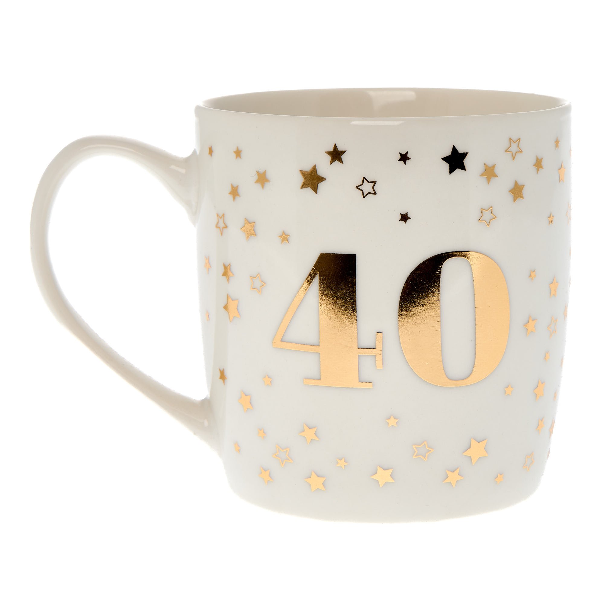 Blue & Gold 40th Birthday Mug In A Box