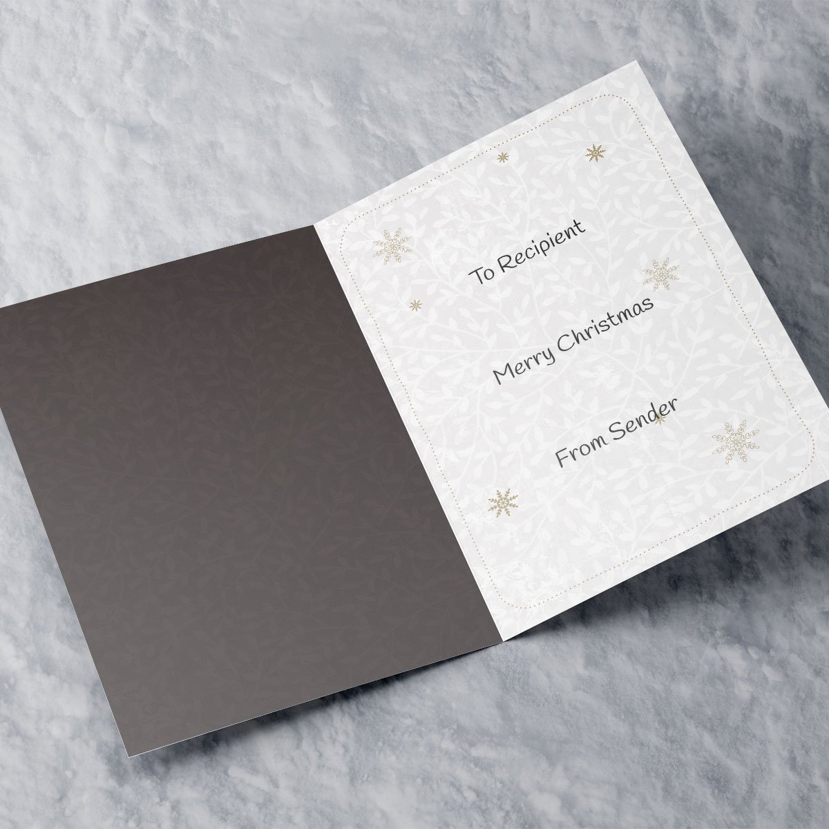 Personalised Christmas Card - Modern Christmas Tree