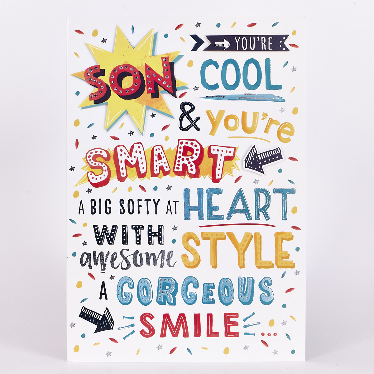 Signature Collection Birthday Card - Son, Cool & Smart