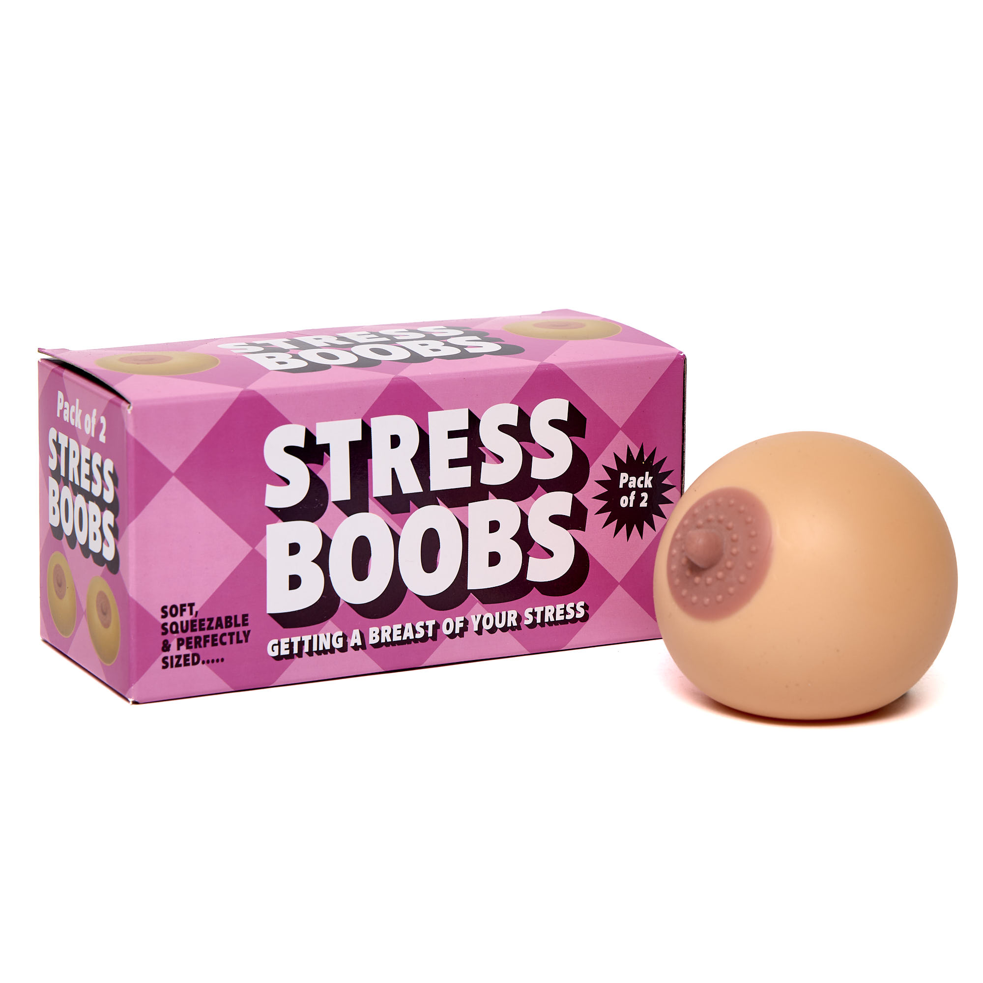 Stress Boobs - Pack of 2