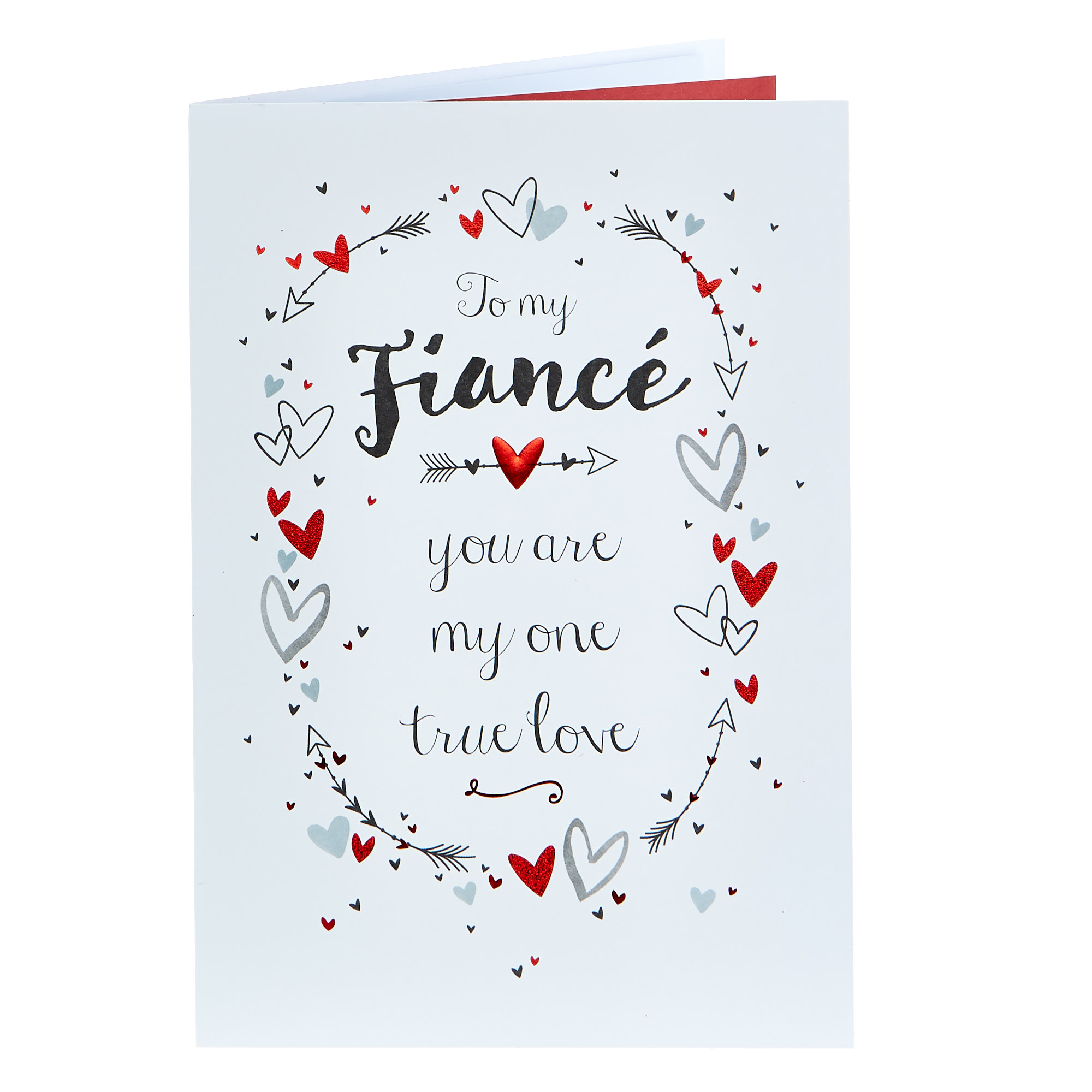 Valentine's Day Card - Fiance My One True Love