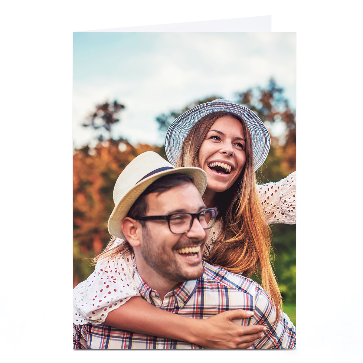 Photo Anniversary Card - Portrait Photo