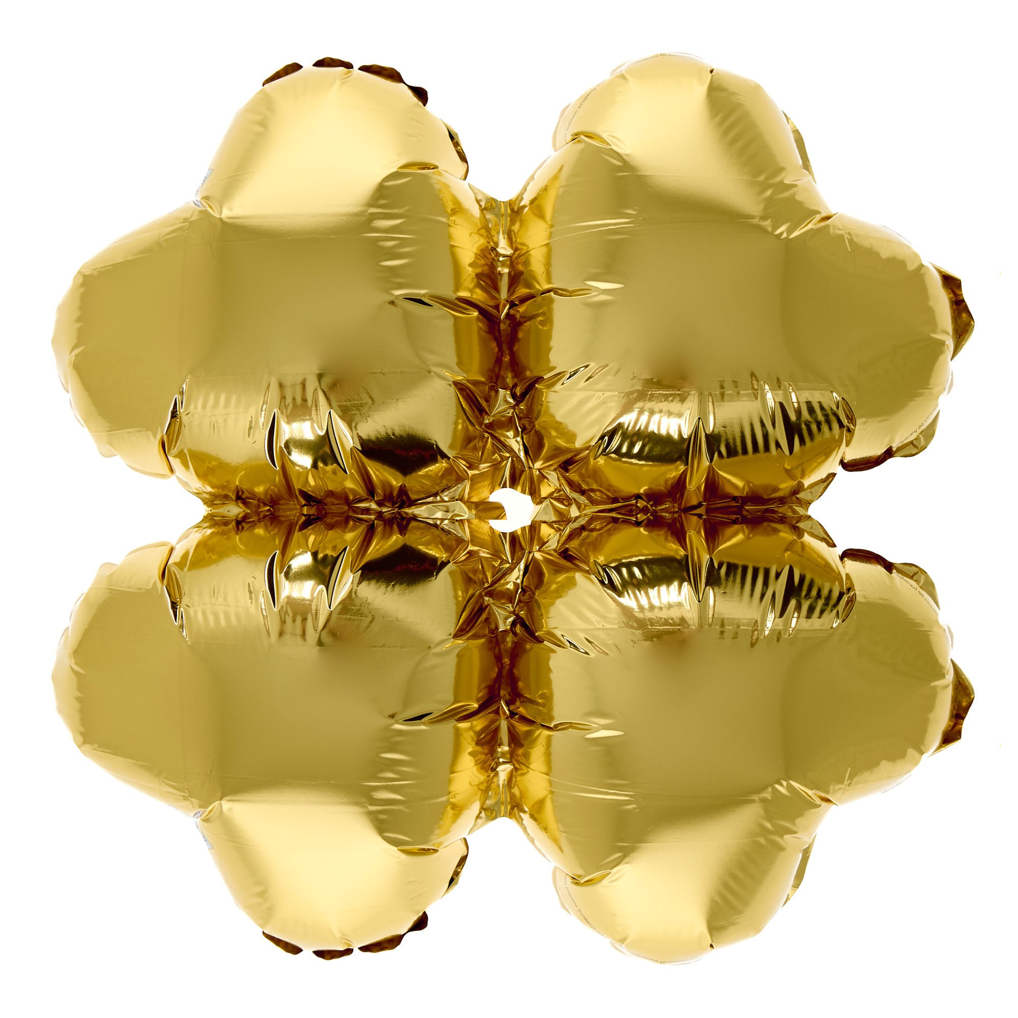 Gold Air-Fill Hearts Balloon Base