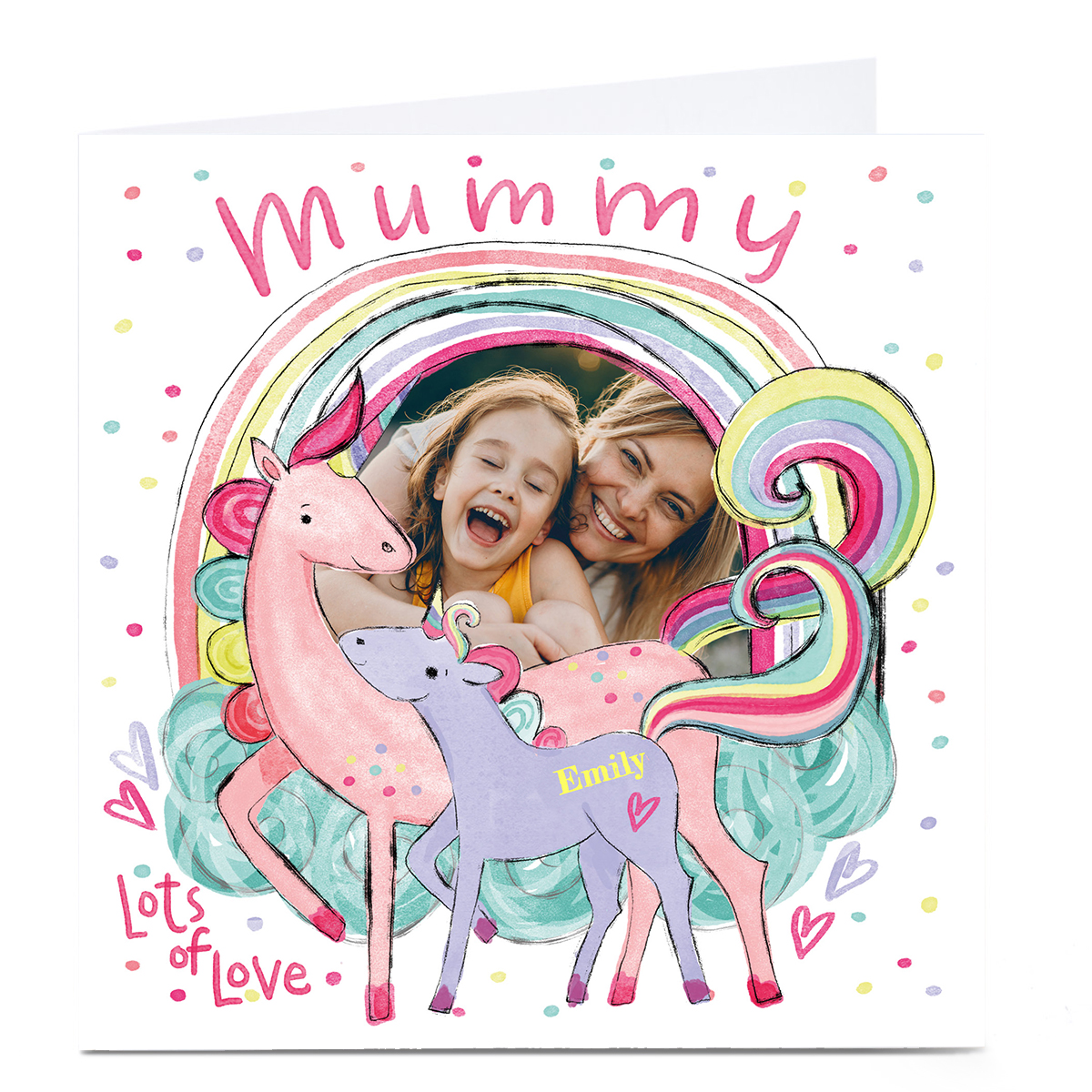 Photo Emma Valenghi Mother's Day Card - Unicorn