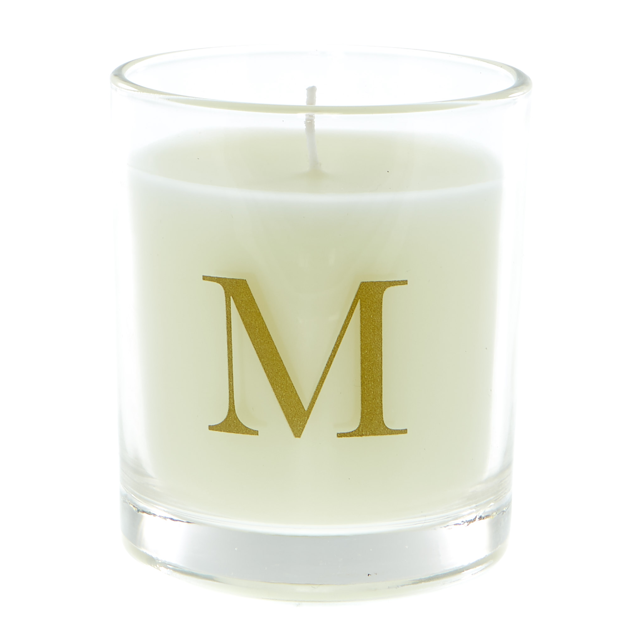 Letter M Warm Cashmere Scented Candle