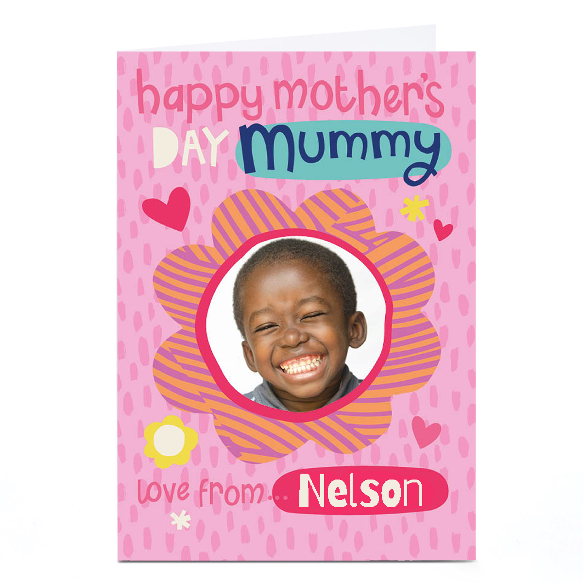Photo Bev Hopwood Mother's Day Card - Mummy Pink Flower