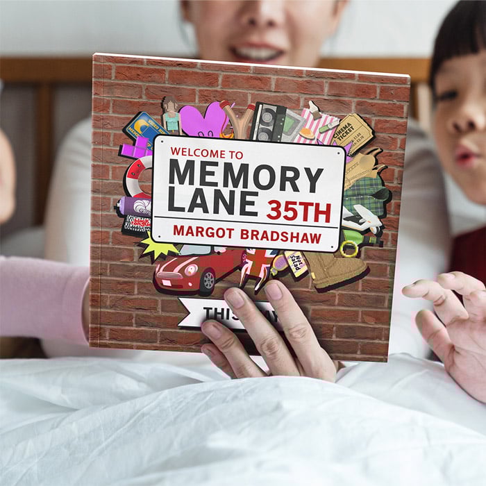 Personalised Book - Memory Lane 35th Birthday