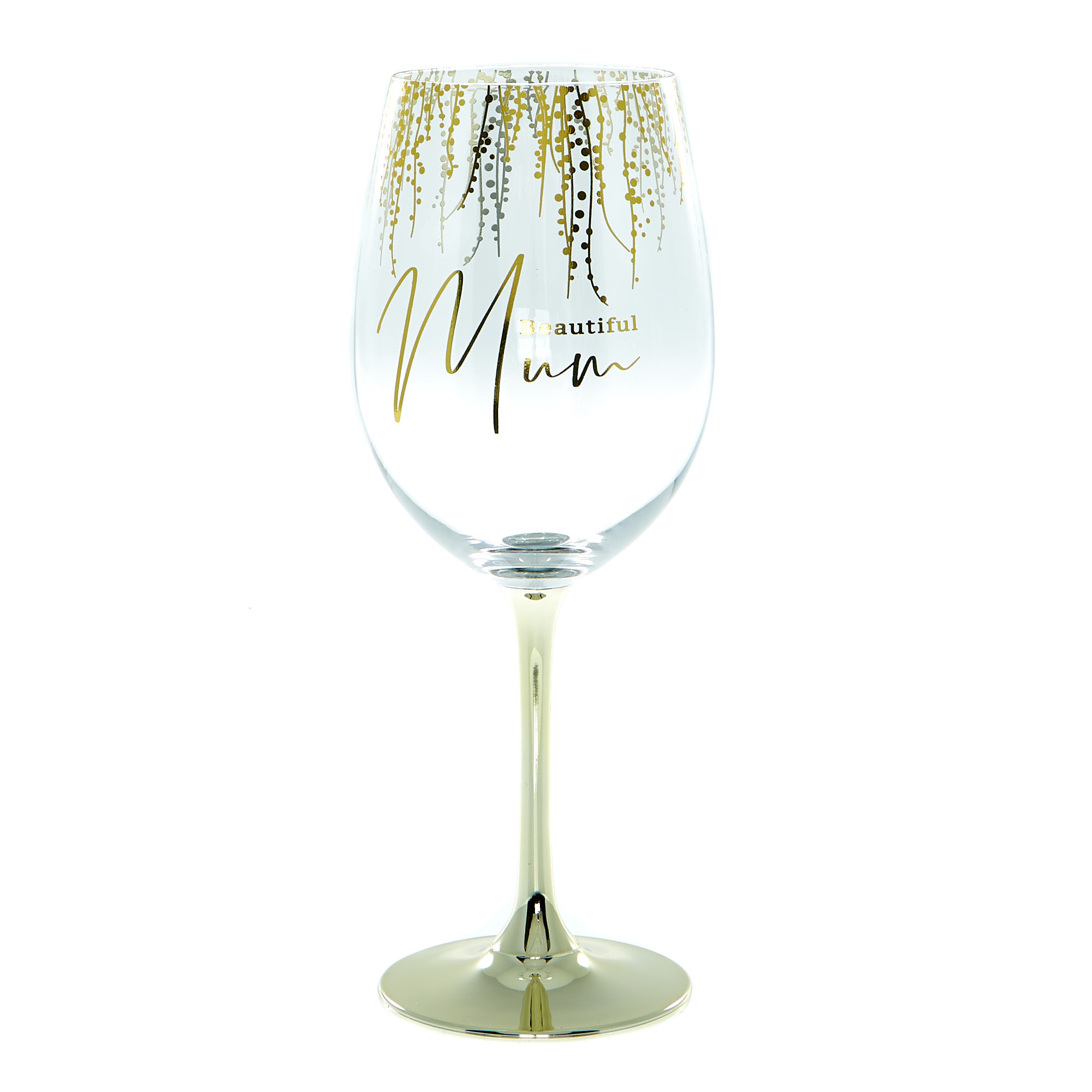 Beautiful Mum Wine Glass