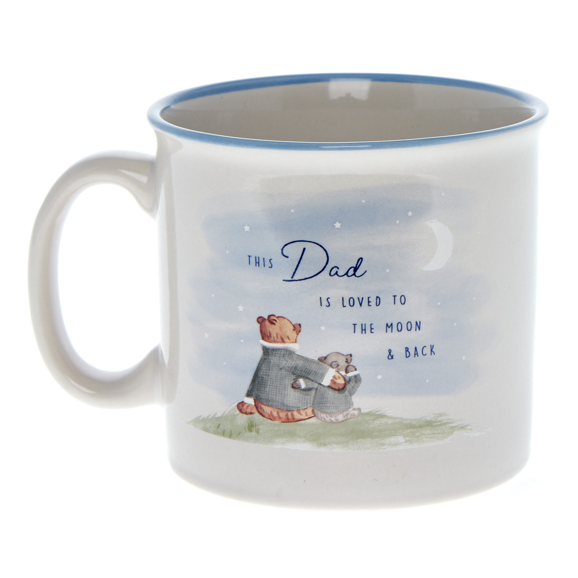 This Dad Is Loved To The Moon & Back Mug & Socks Gift Set