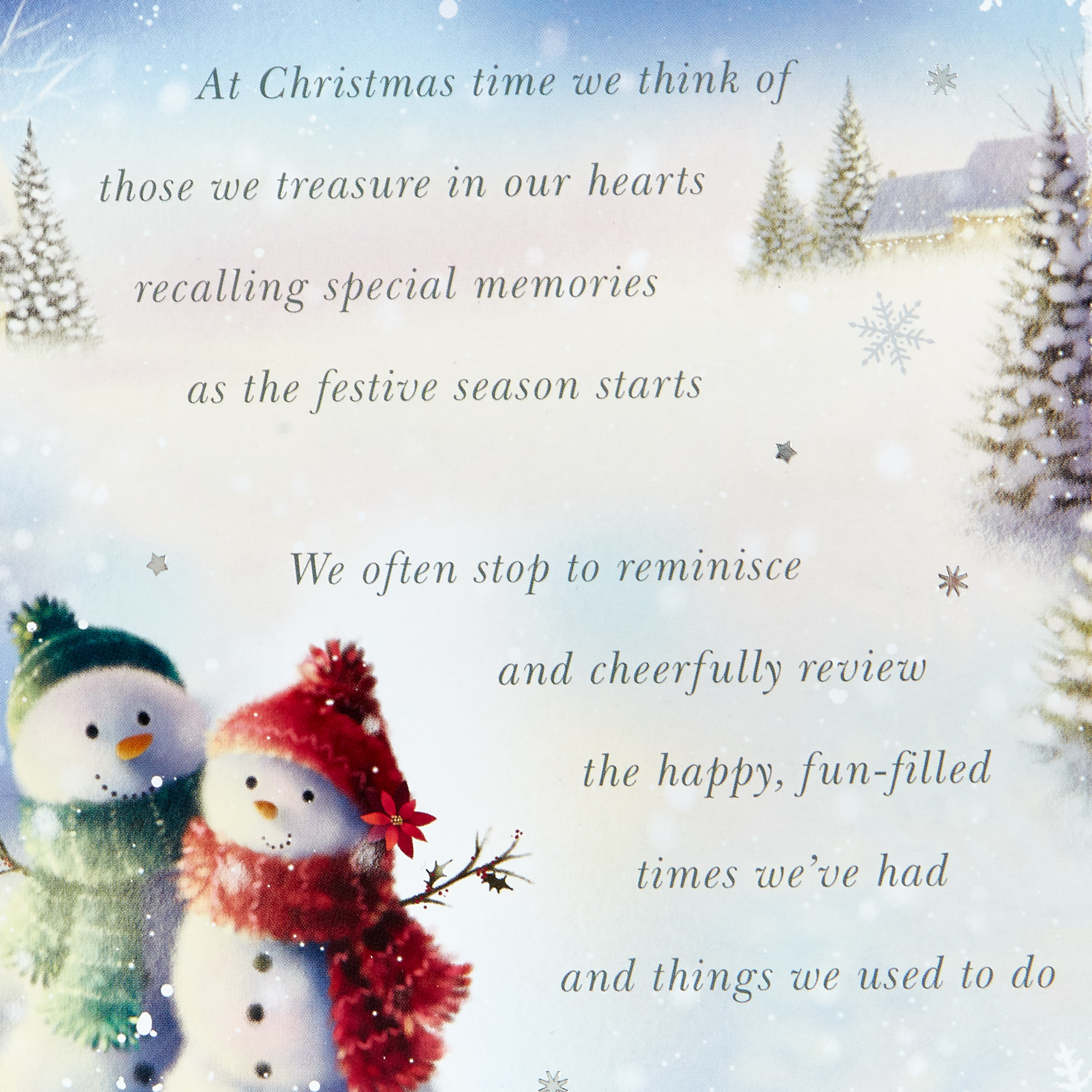 Christmas Card - Wonderful Friends Snowmen