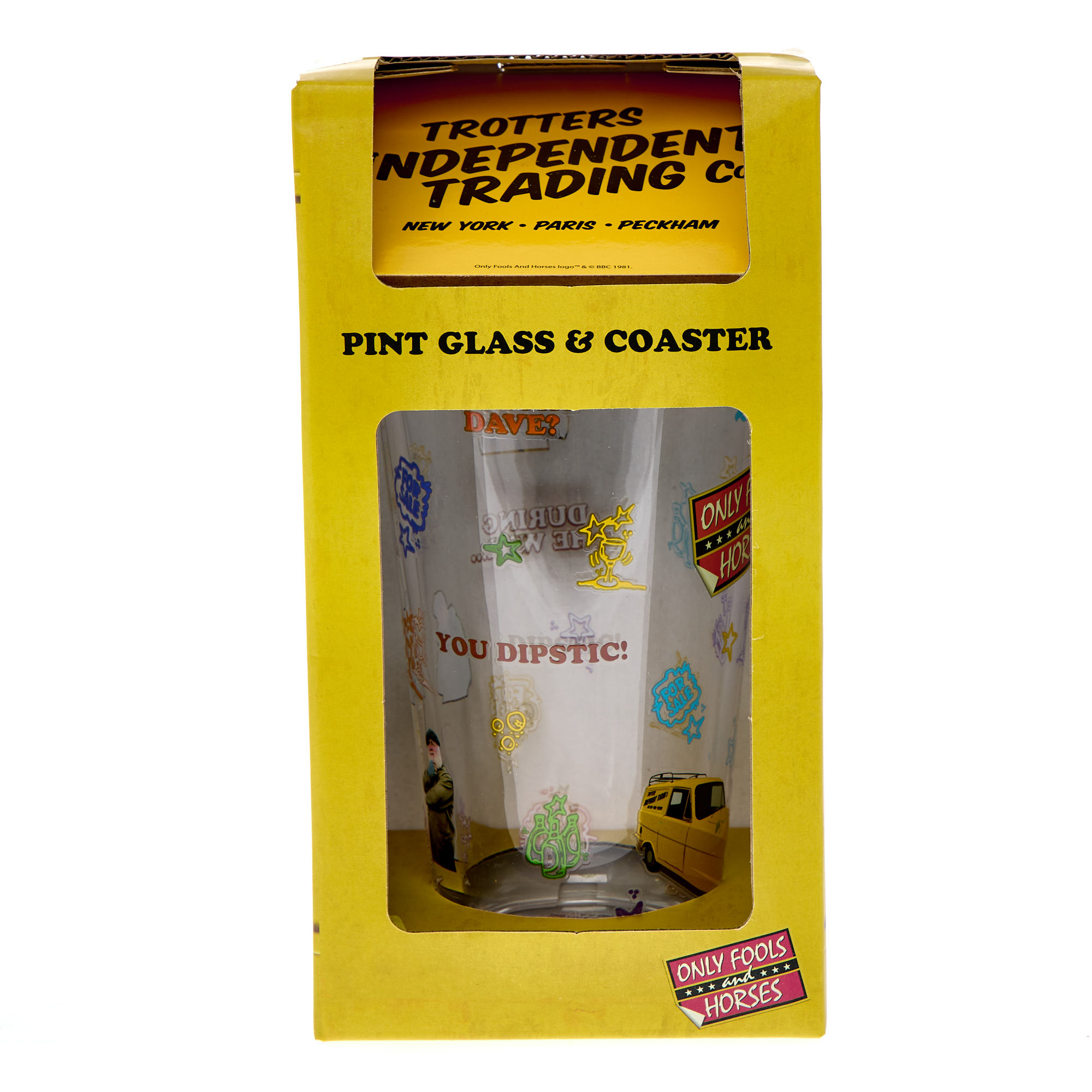 Only Fools & Horses Pint Glass & Coaster Set