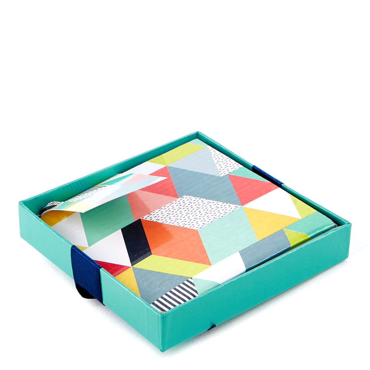 Small Flat-Pack Gift Box - Geometric Pattern