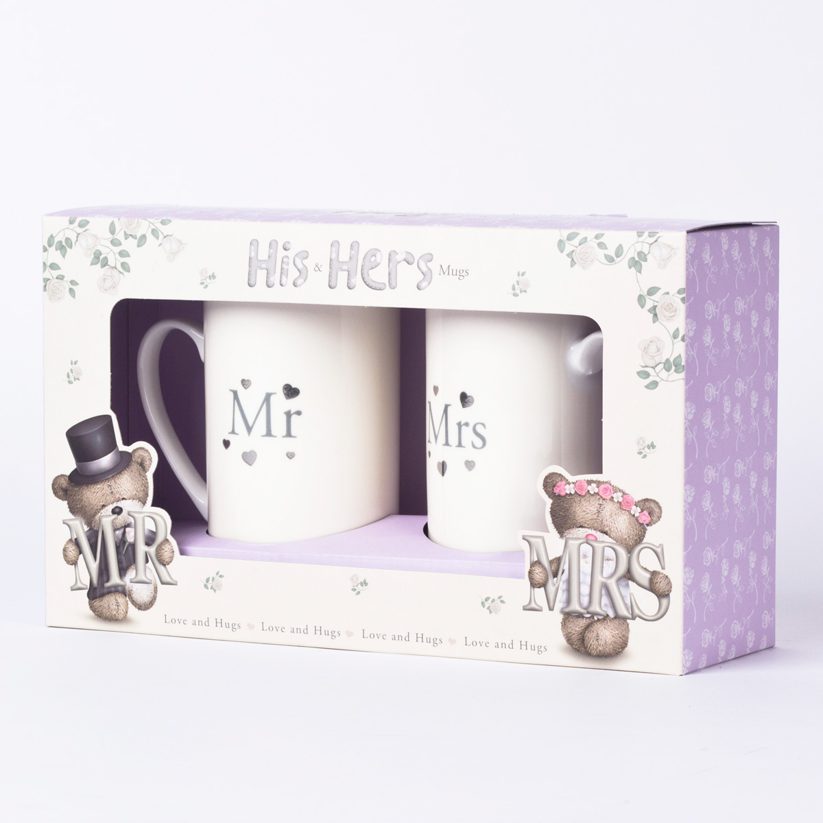 Hugs Wedding His & Hers Mug Set