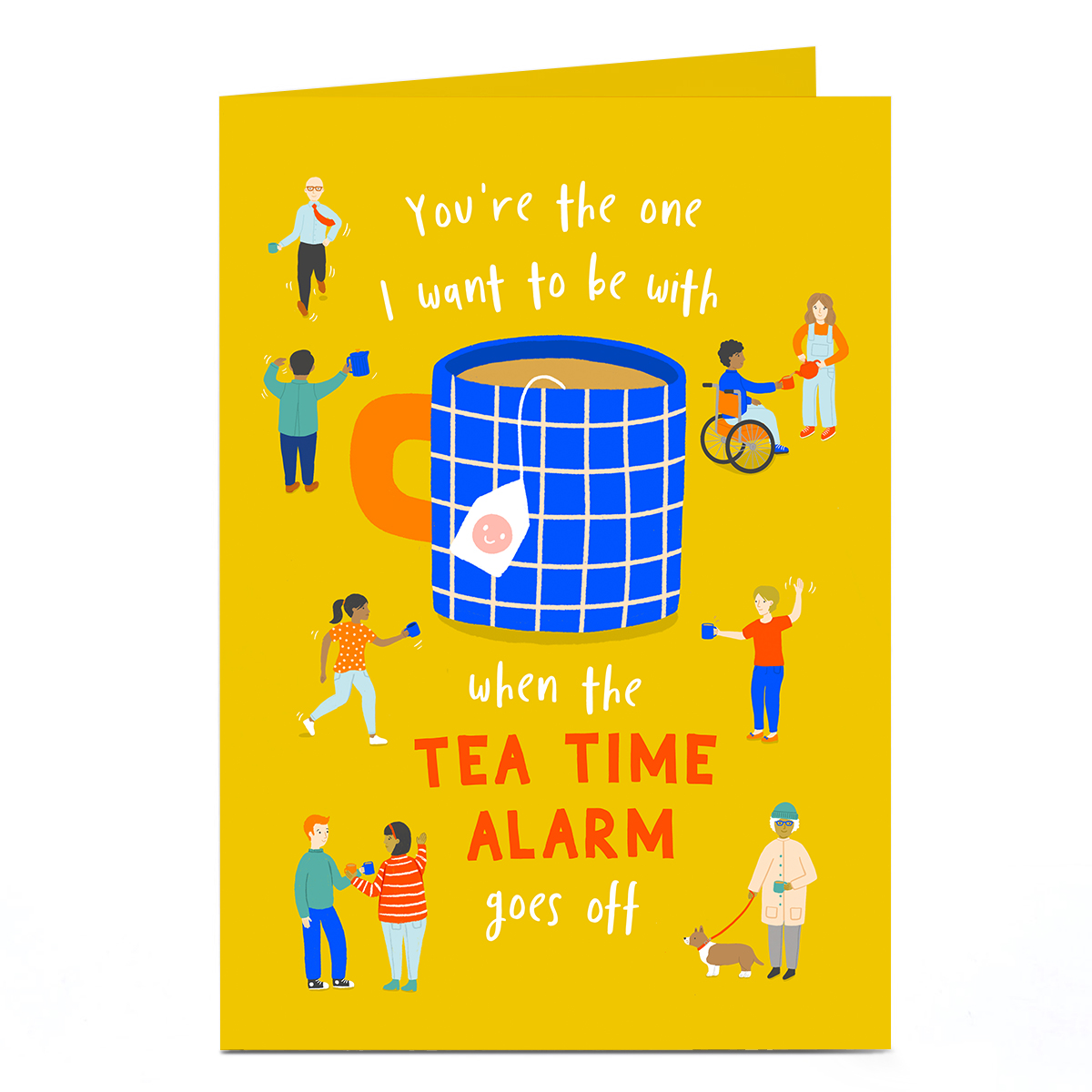 Personalised Card - Teatime Alarm