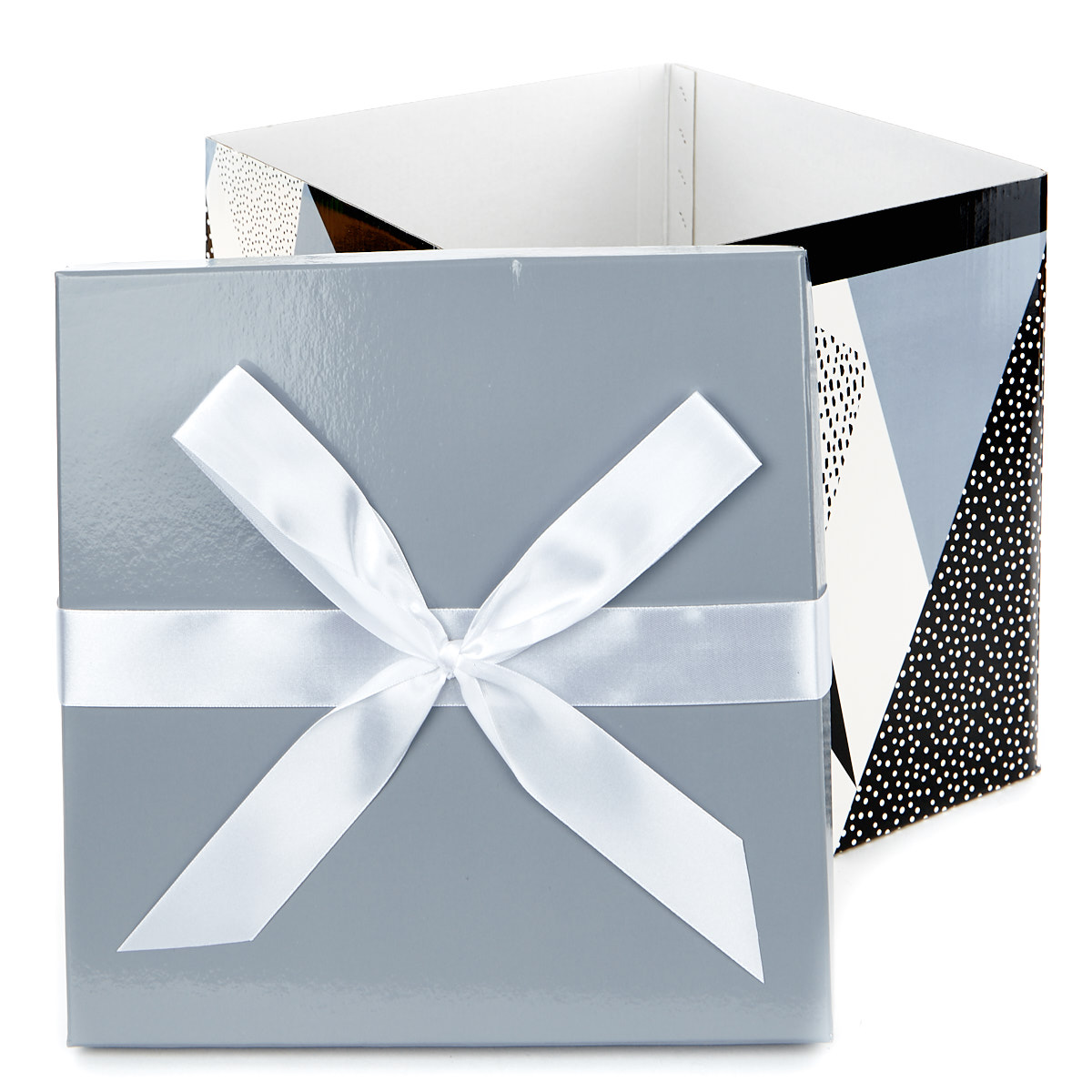 Extra-Large Flat-Pack Gift Box - Geometric