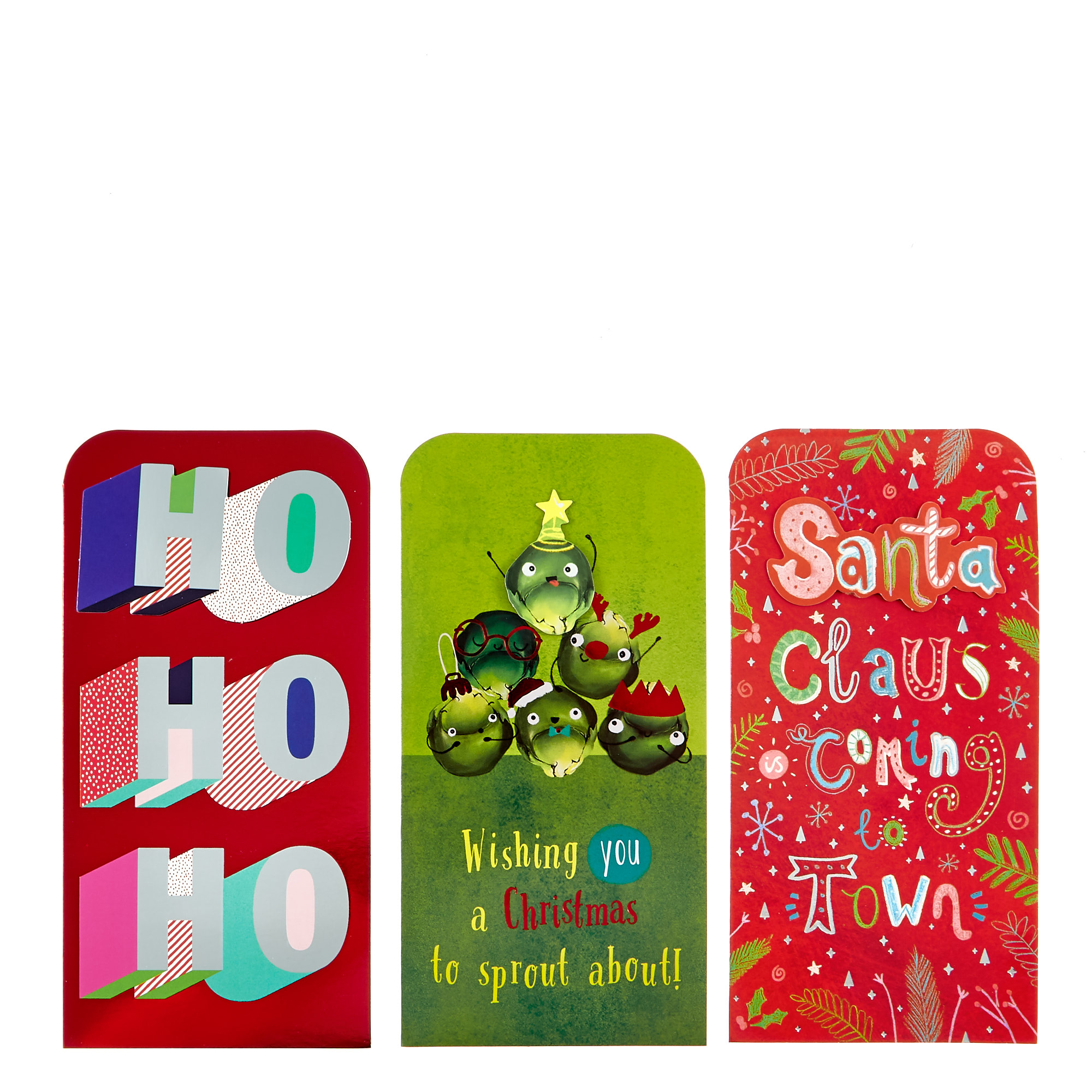Festive Fun Handcrafted Christmas Money Wallets - Pack of 3