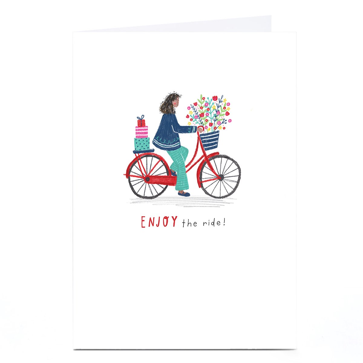 Personalised Kerry Spurling Card -  Enjoy the ride!