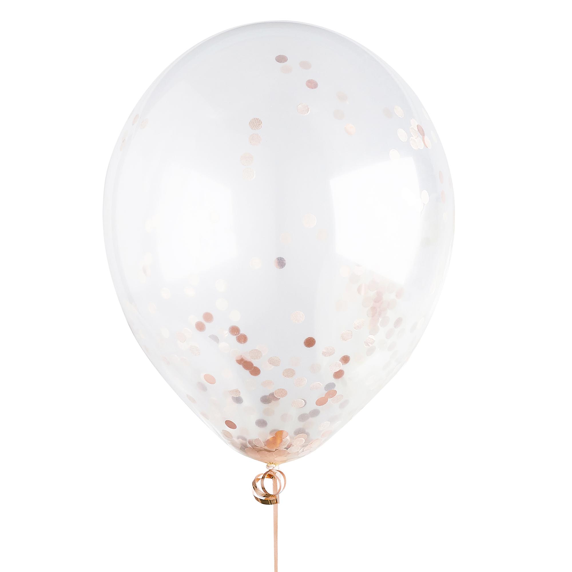 Metallic Confetti Latex Balloons - Pack of 5 (3 Colour Options)