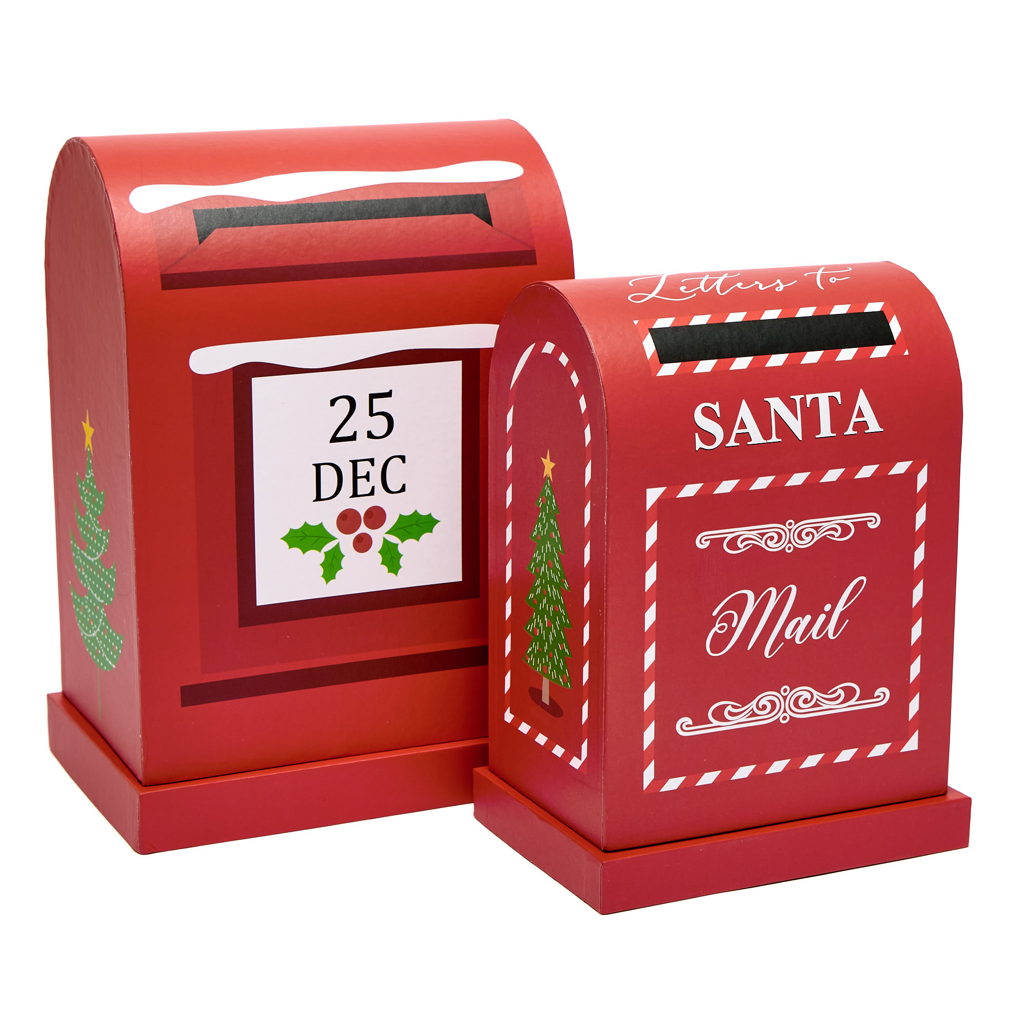Christmas Post Box Gift Boxes - Set of 2