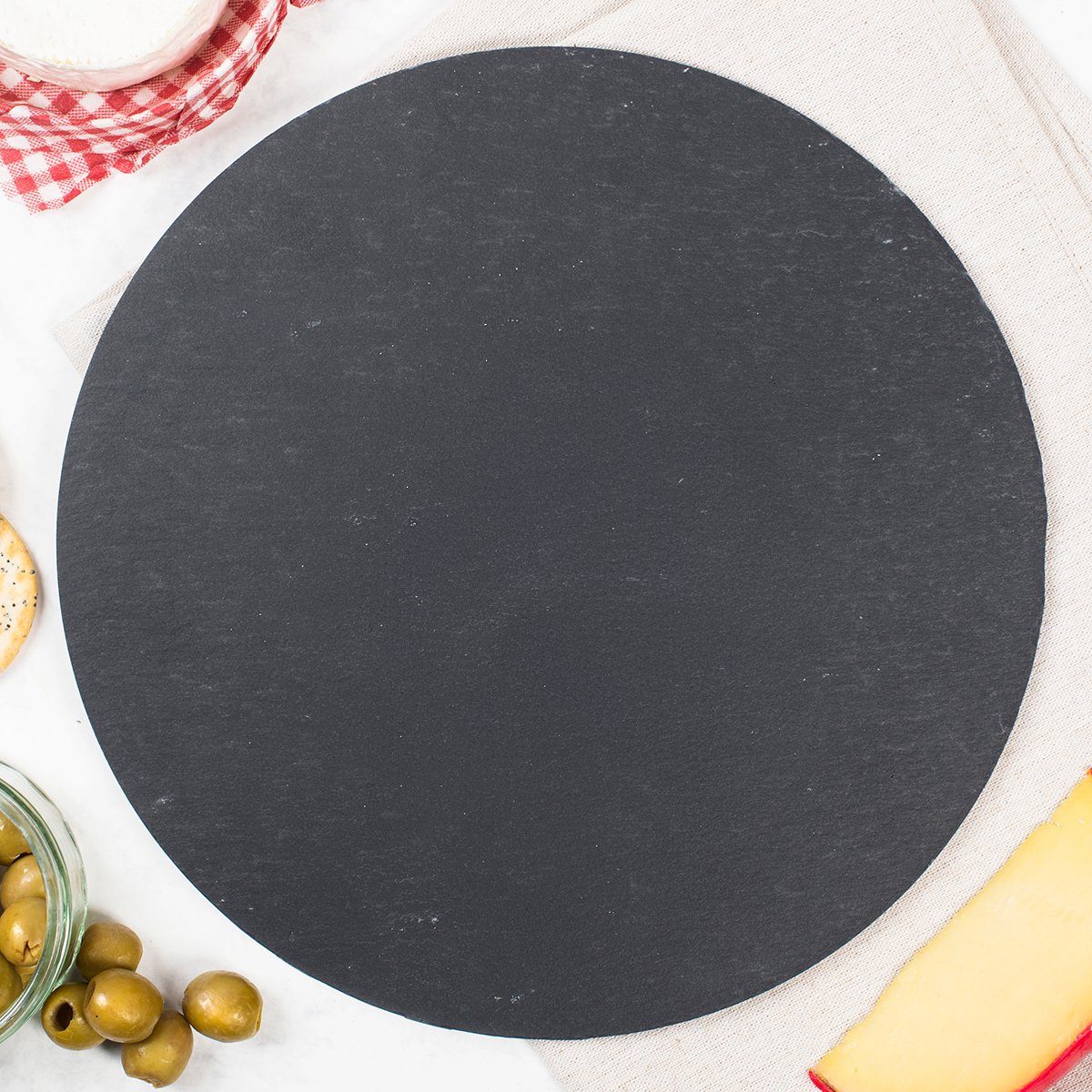 Circular Slate Cheese Board