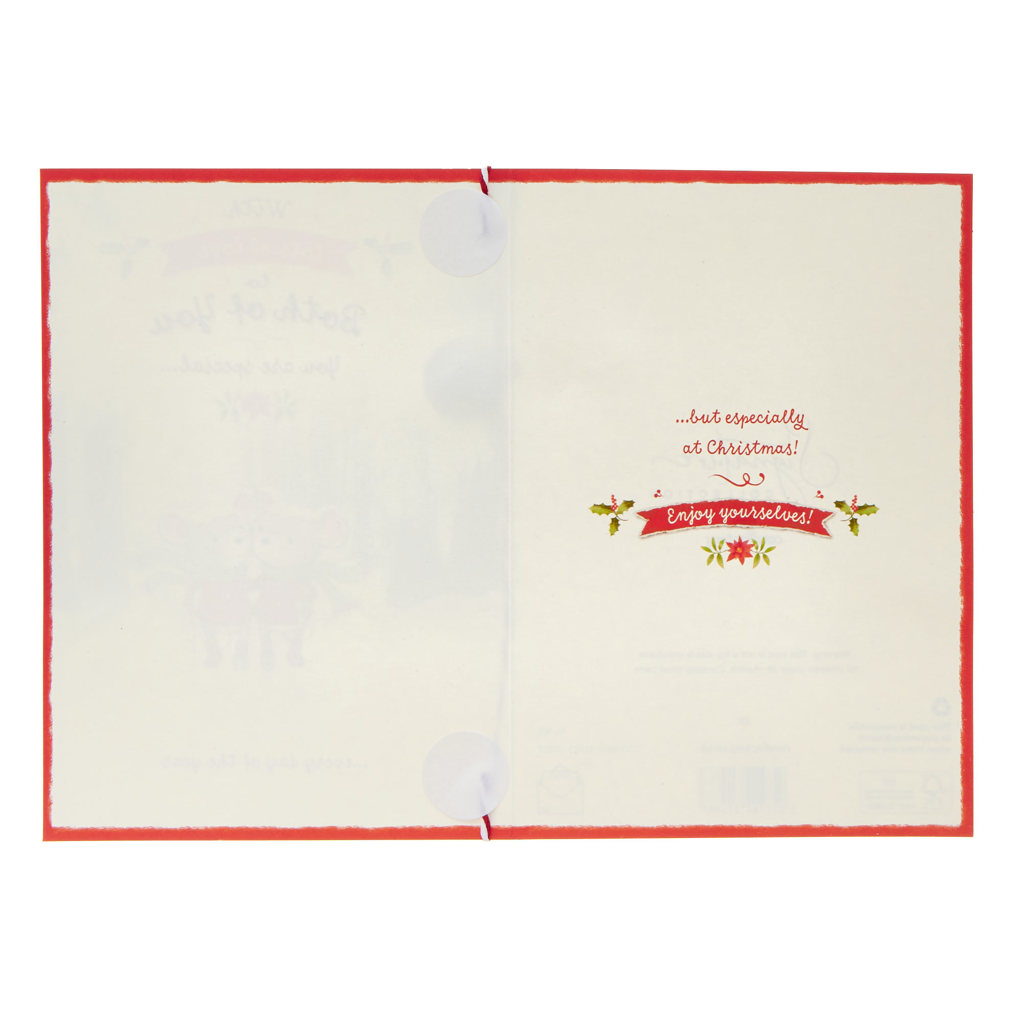 Both Of You Mice Couple Christmas Card