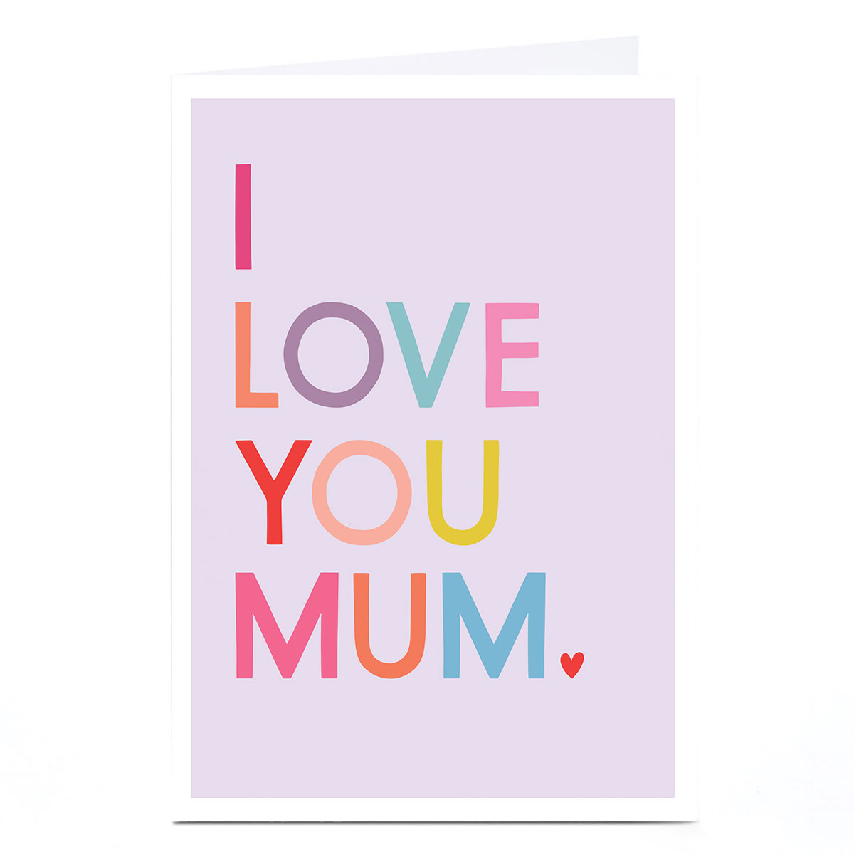 Personalised Lemon and Sugar Mother's Day Card - I Love You Mum