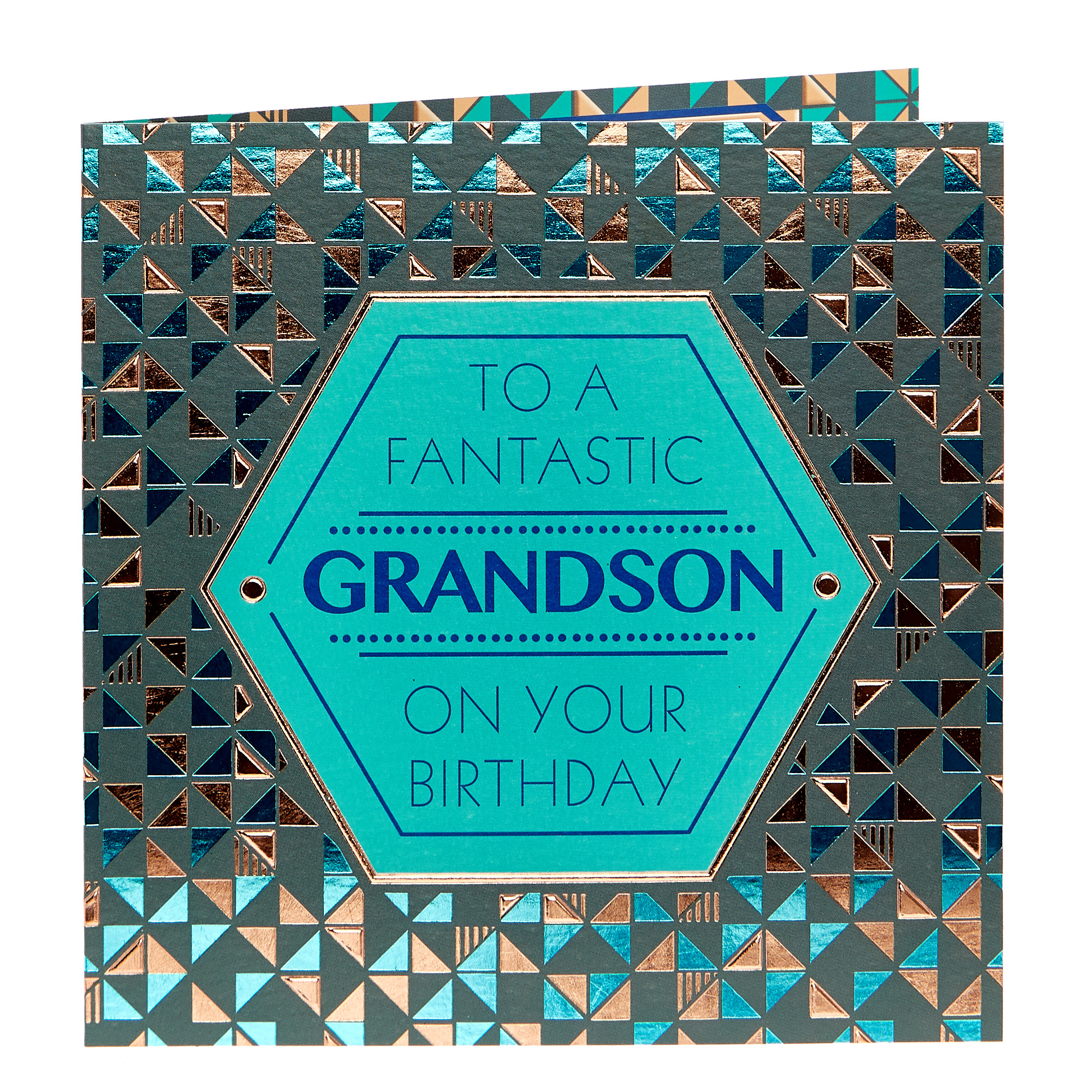 Birthday Card - To A Fantastic Grandson