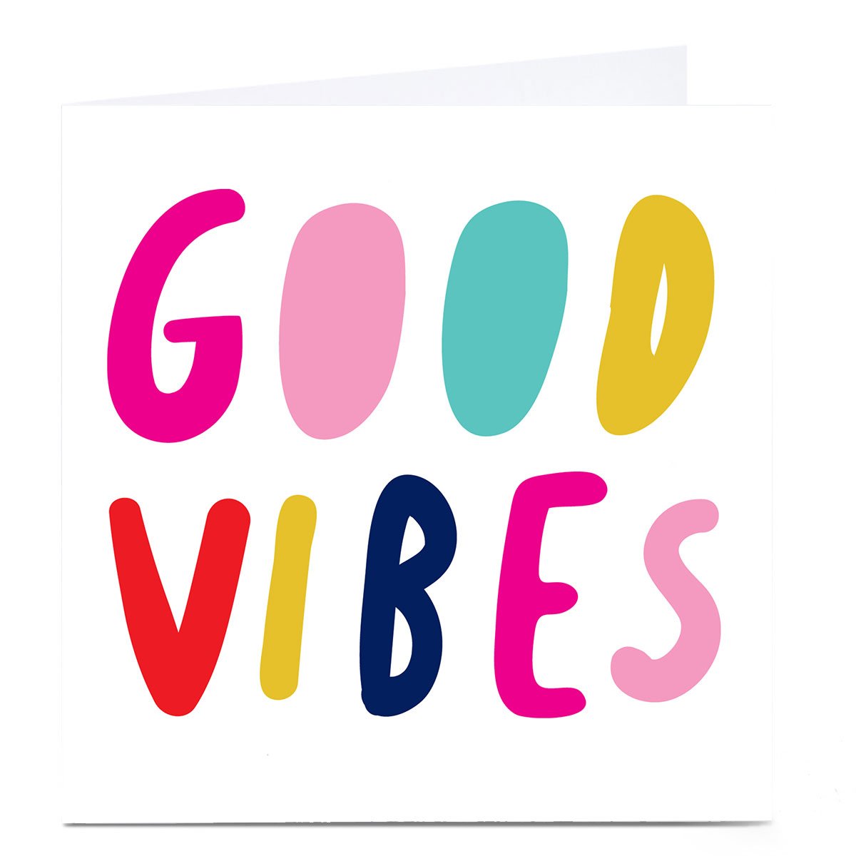 Personalised Hello Munki Card - Good Vibes 