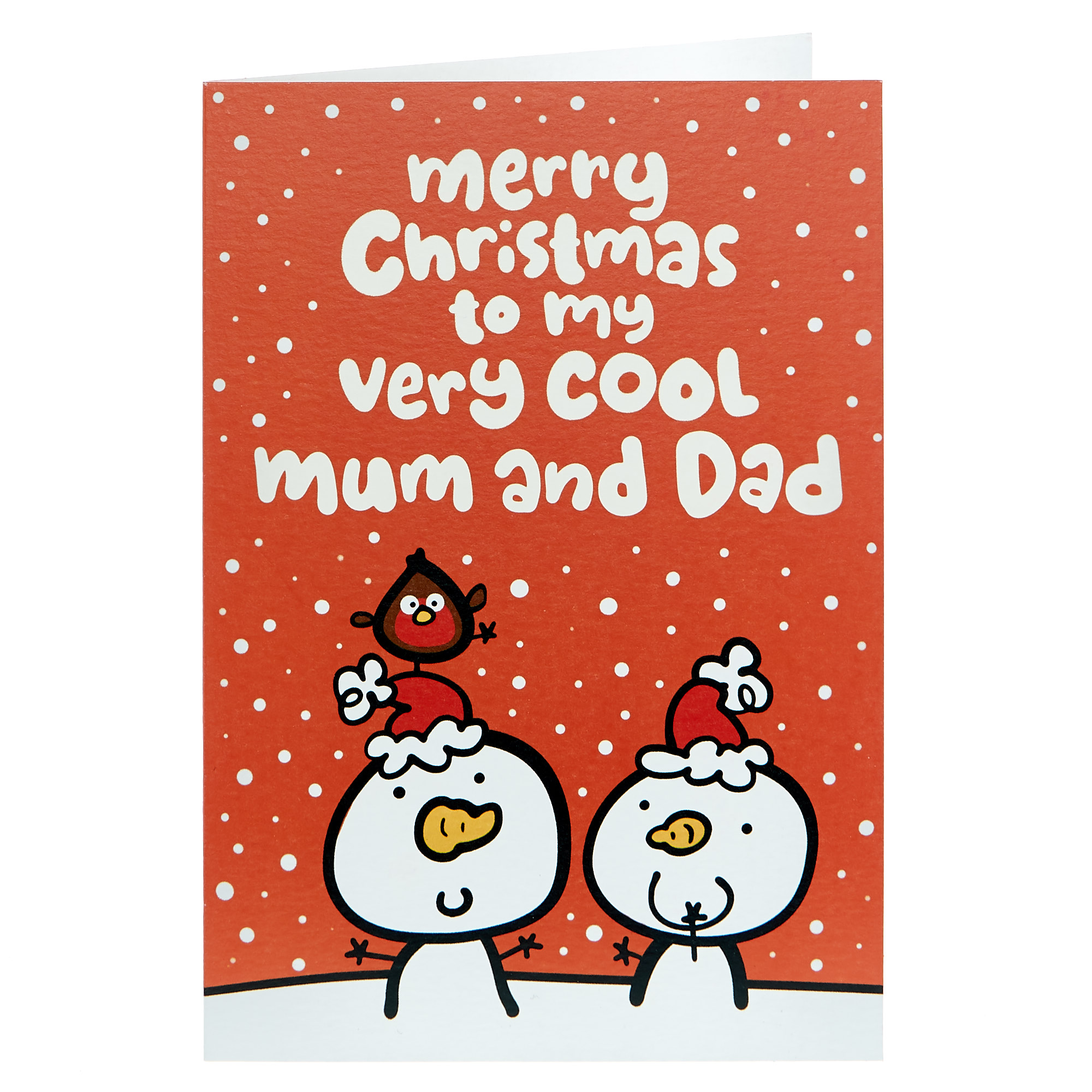 Fruitloops Christmas Card - Very Cool Mum And Dad