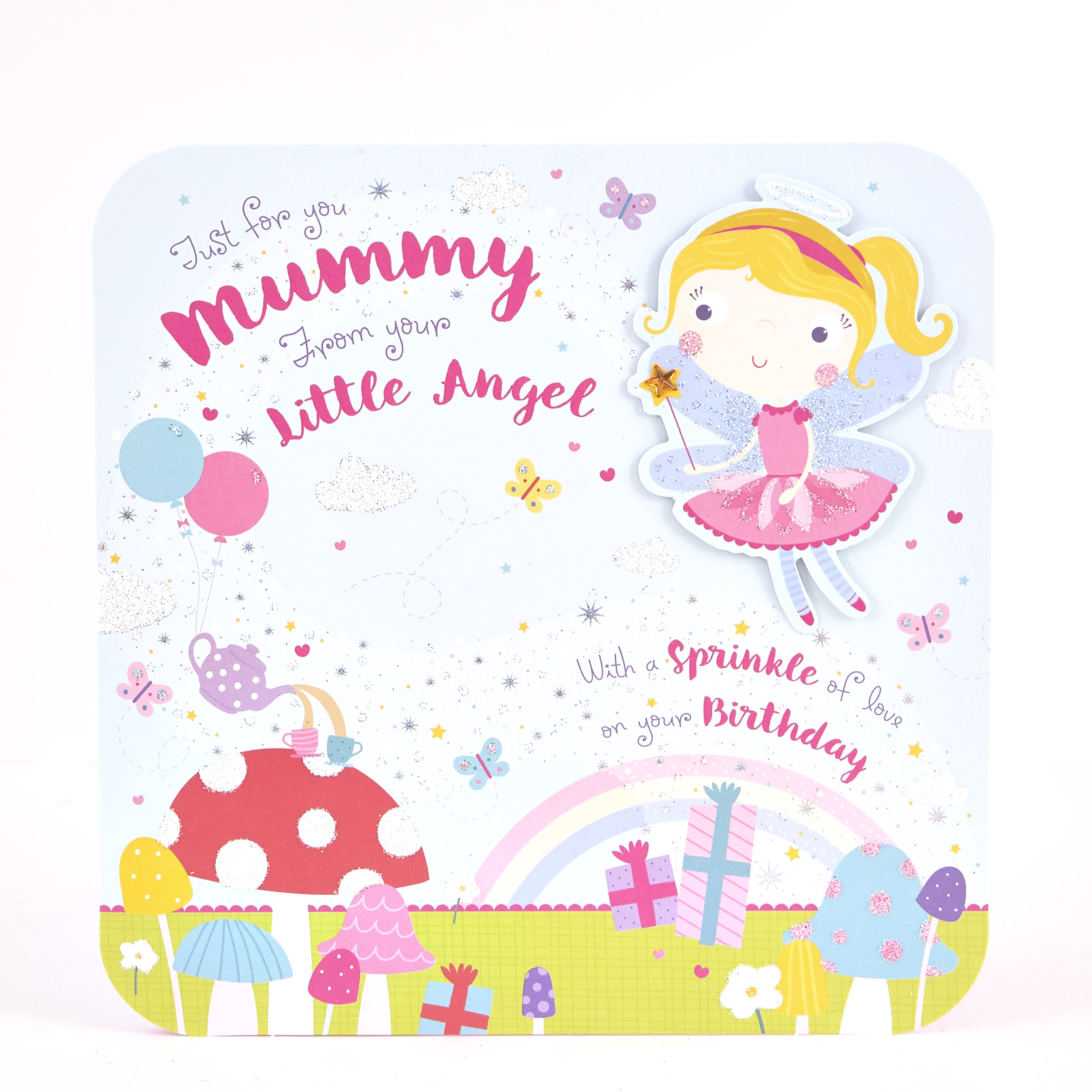 Boutique Collection Birthday Card - Mummy From Little Angel